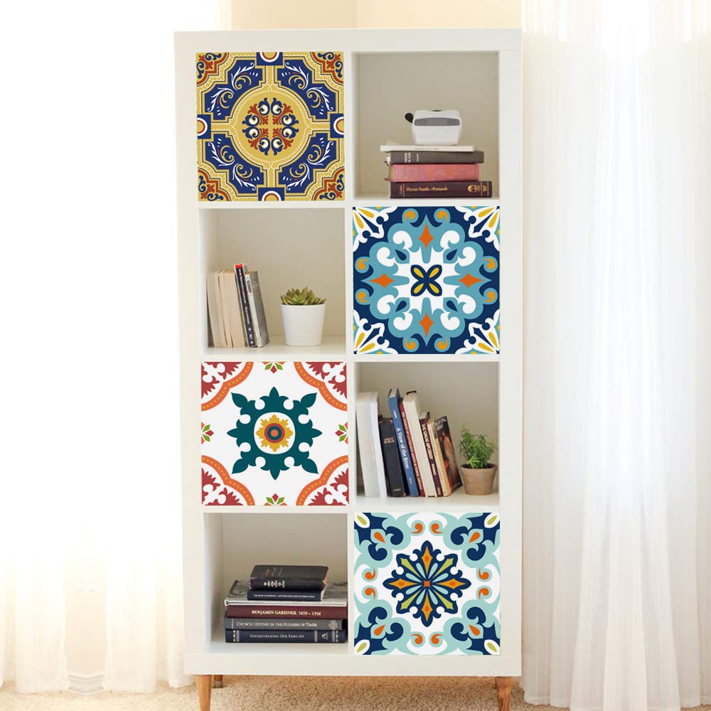 Self-Adhesive Dresser Sticker, Peel And Stick Furniture Skin, Removable Shelf Unit Decals Sticker (013, Expedit/Kallax)
