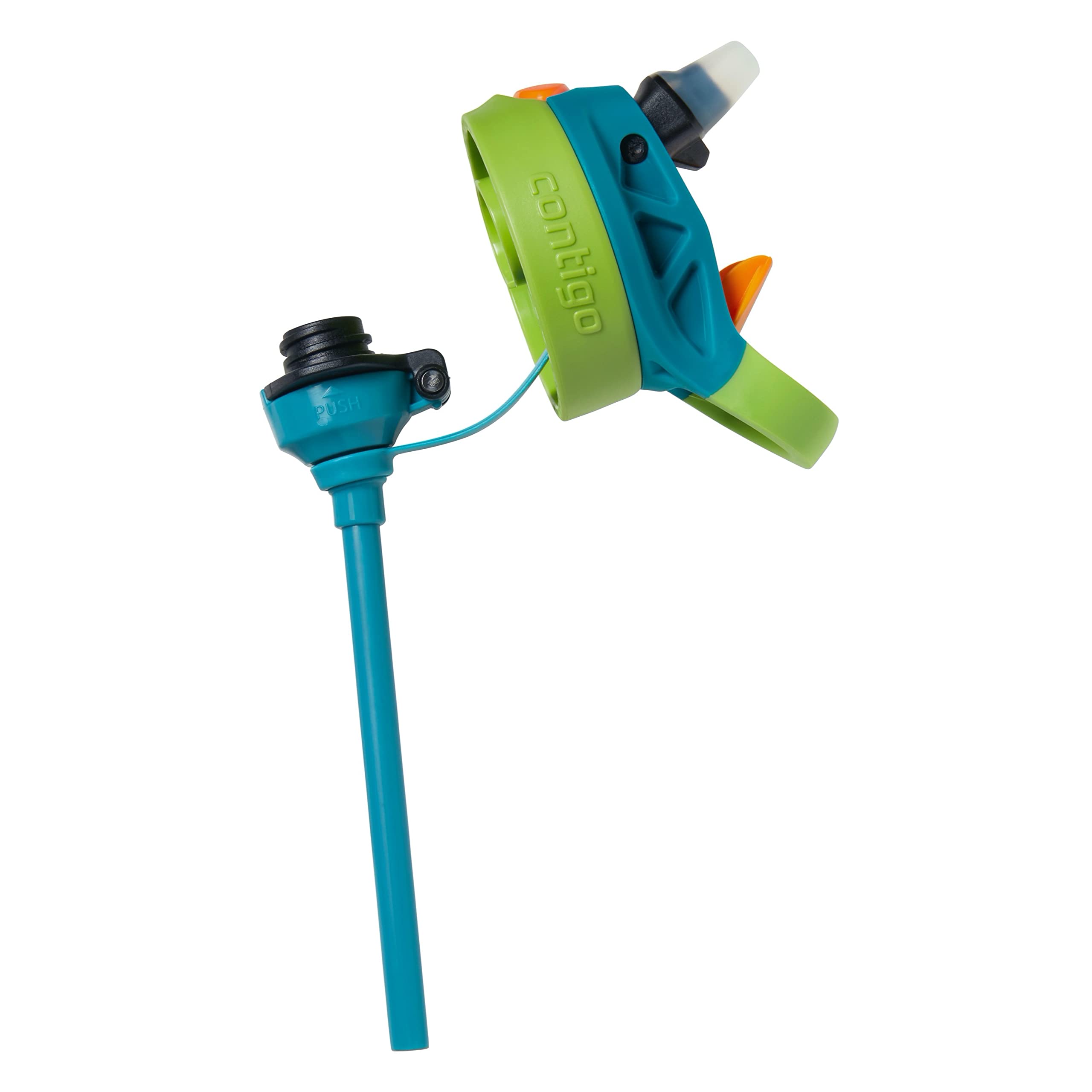 Contigo Kids Water Bottle With Redesigned Autospout Straw, 20Oz., Juniper & Matcha