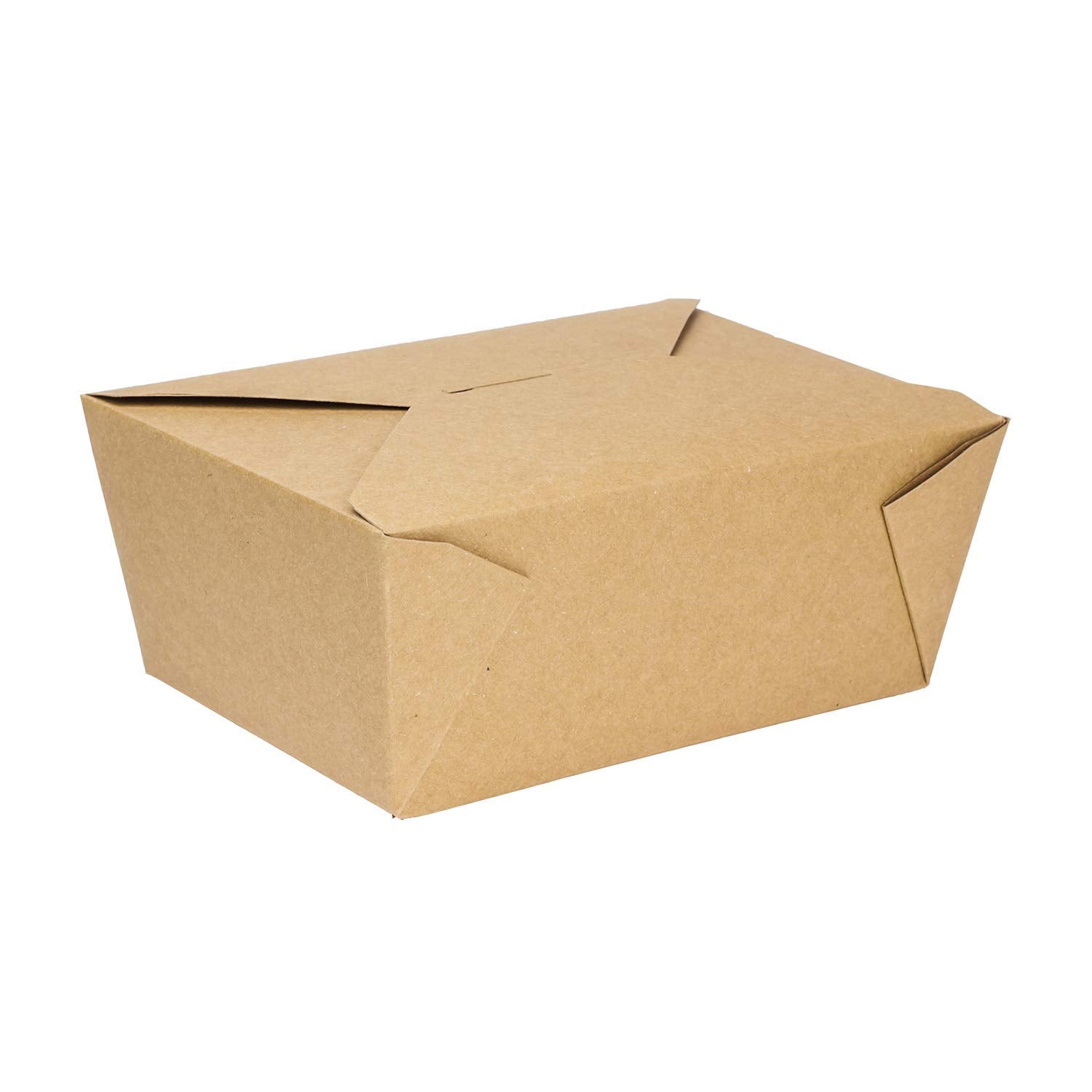 Karat Paper to Go Boxes [110 oz - 160 ct] Leak-Resistant, Microwavable, Heavy-Duty Take Out Boxes | Grease Resistant & Stackable