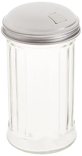 American Metalcraft 12 Oz Glass Sugar Shaker Wlid
