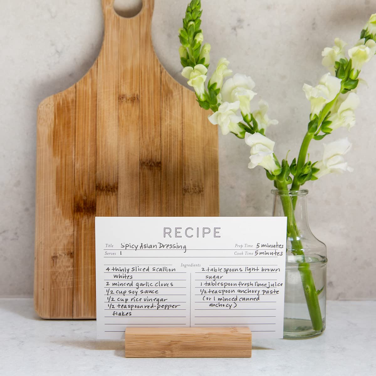 Jot & Mark Recipe Cards 4X6 Inches Blank Double Sided, 50 Count (Modern Minimal)