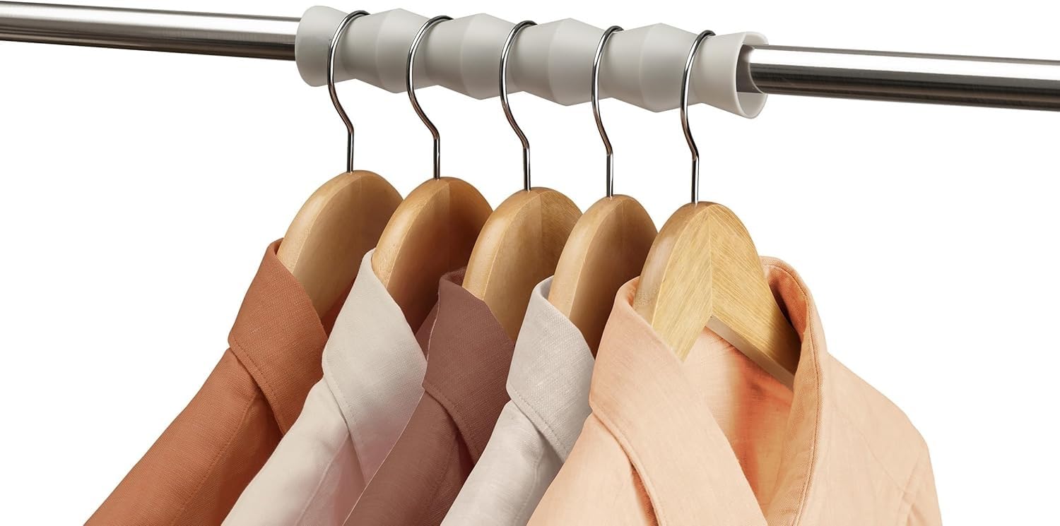 Gion Closet Clothes Hanger Spacers Wardrobe Clothes Rod Spacers Organizer For Shirts, Skirts, And Pants (1Set Of 2Pcs)