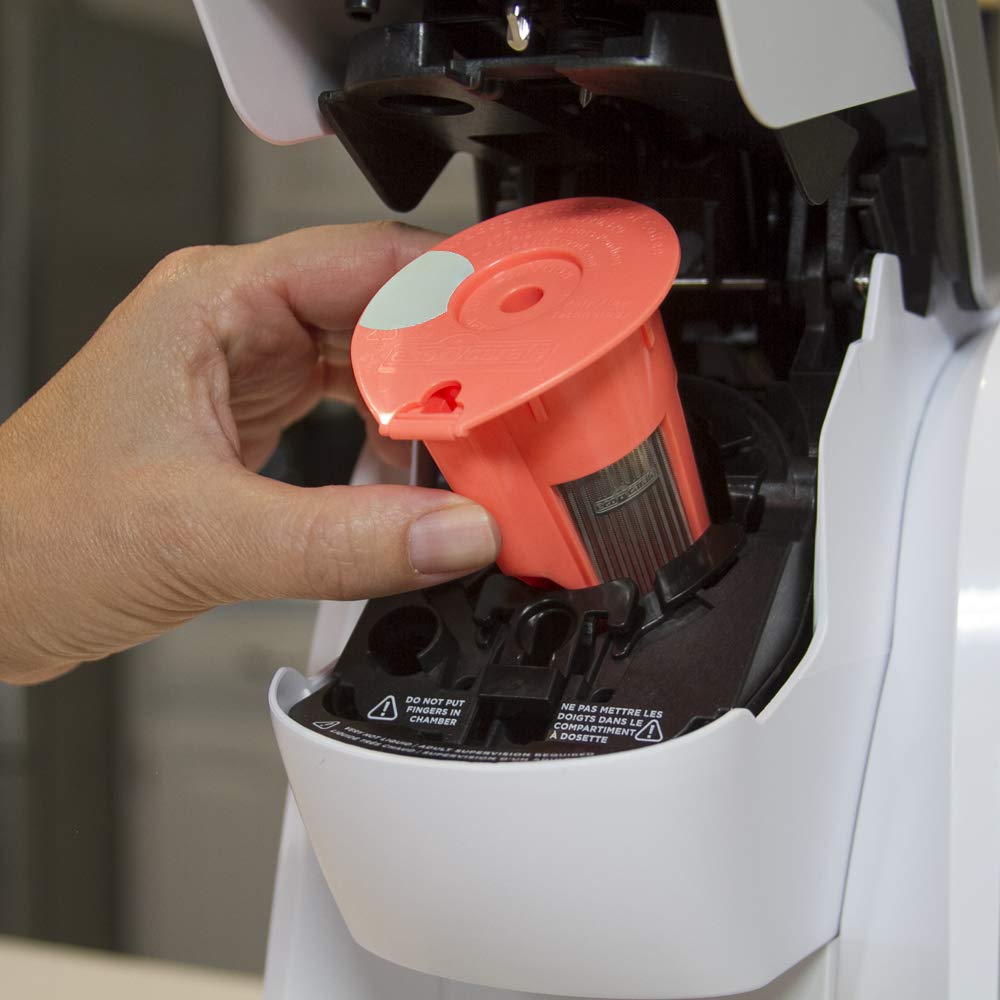 PERFECT POD 1-Stream Reusable K Carafe Pod for Keurig 2.0, Orange, Plastic, Model C09093, 1-Pack