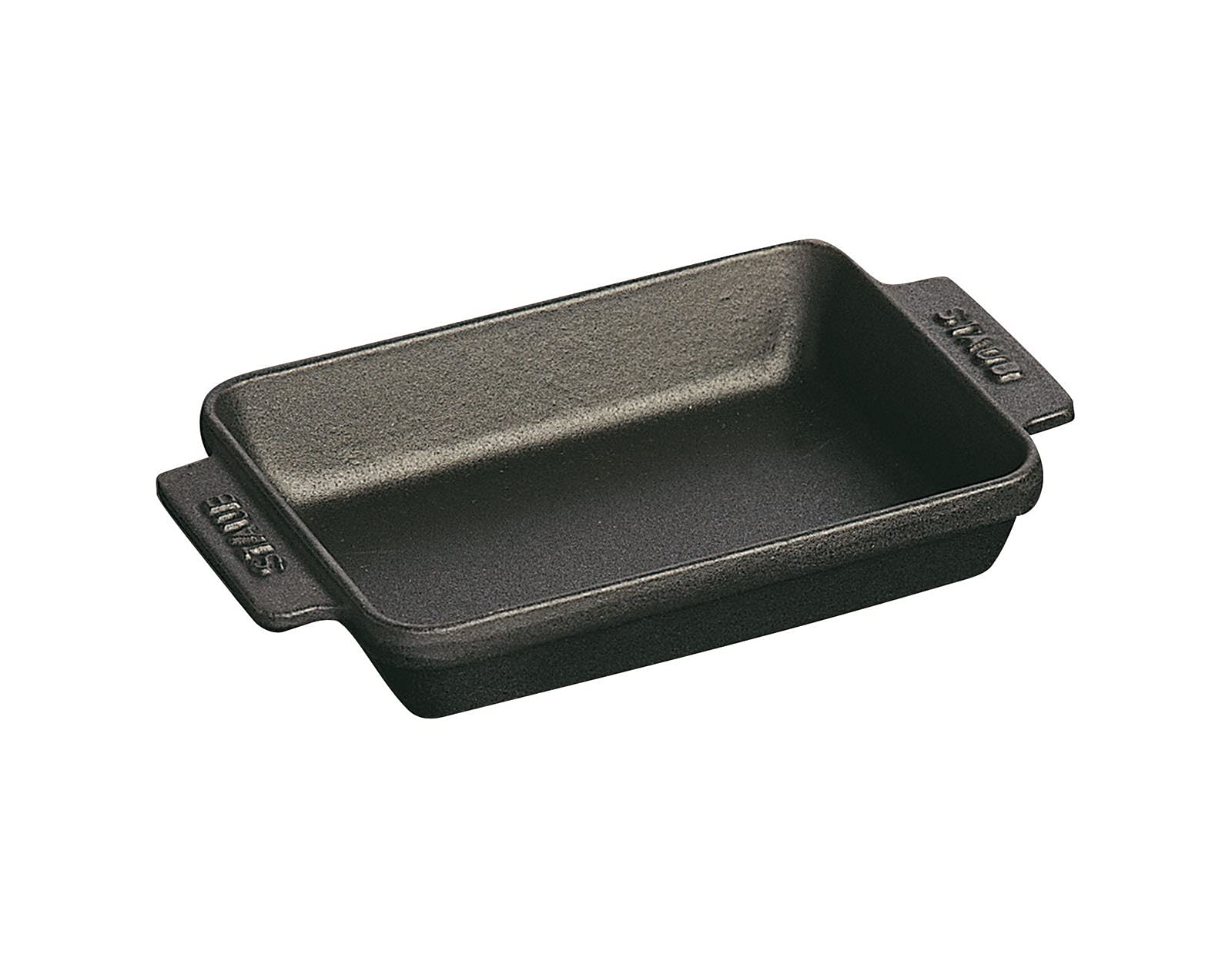 Staub Cast Iron 5.75-Inch X 4.5-Inch Mini Rectangular Baker - Matte Black, Made In France