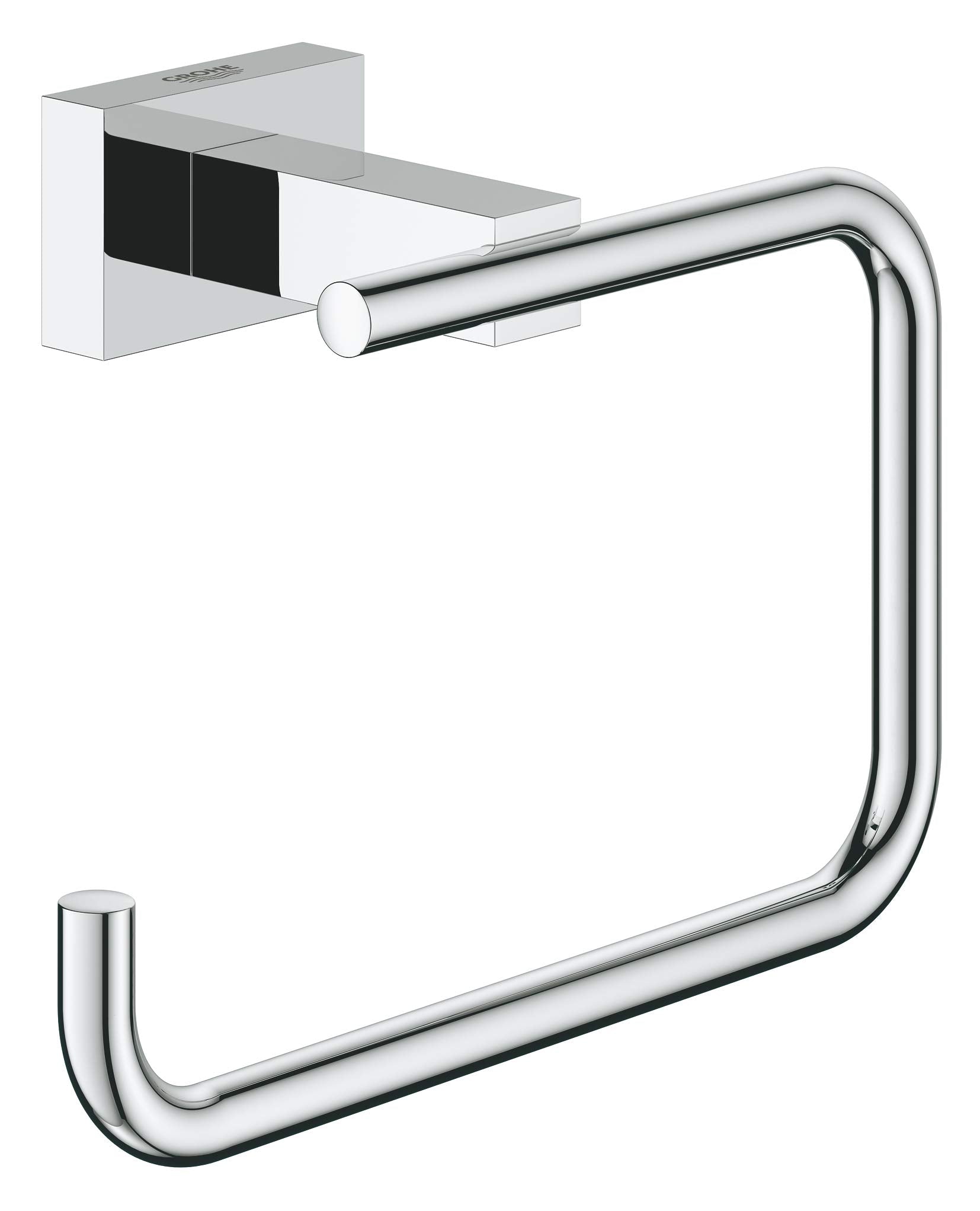 Grohe 40507001 Essentials Cube Toilet Paper Holder, Starlight Chrome