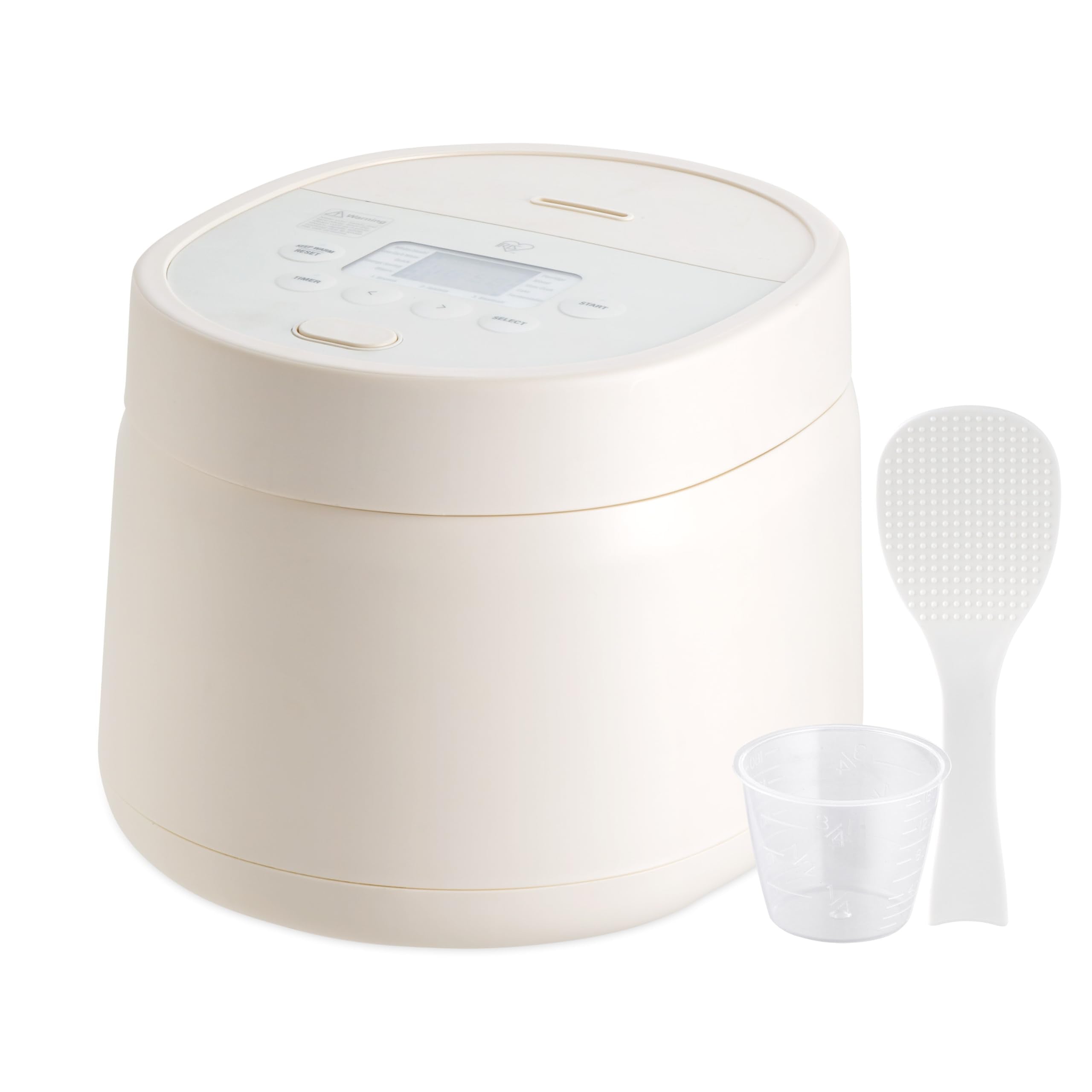 IRIS USA Micom Japanese Rice Cooker, 5-Cup Uncooked/10-Cup Cooked, Fuzzy Logic Kitchen Appliance with Recipe Presets, Slow Cooke