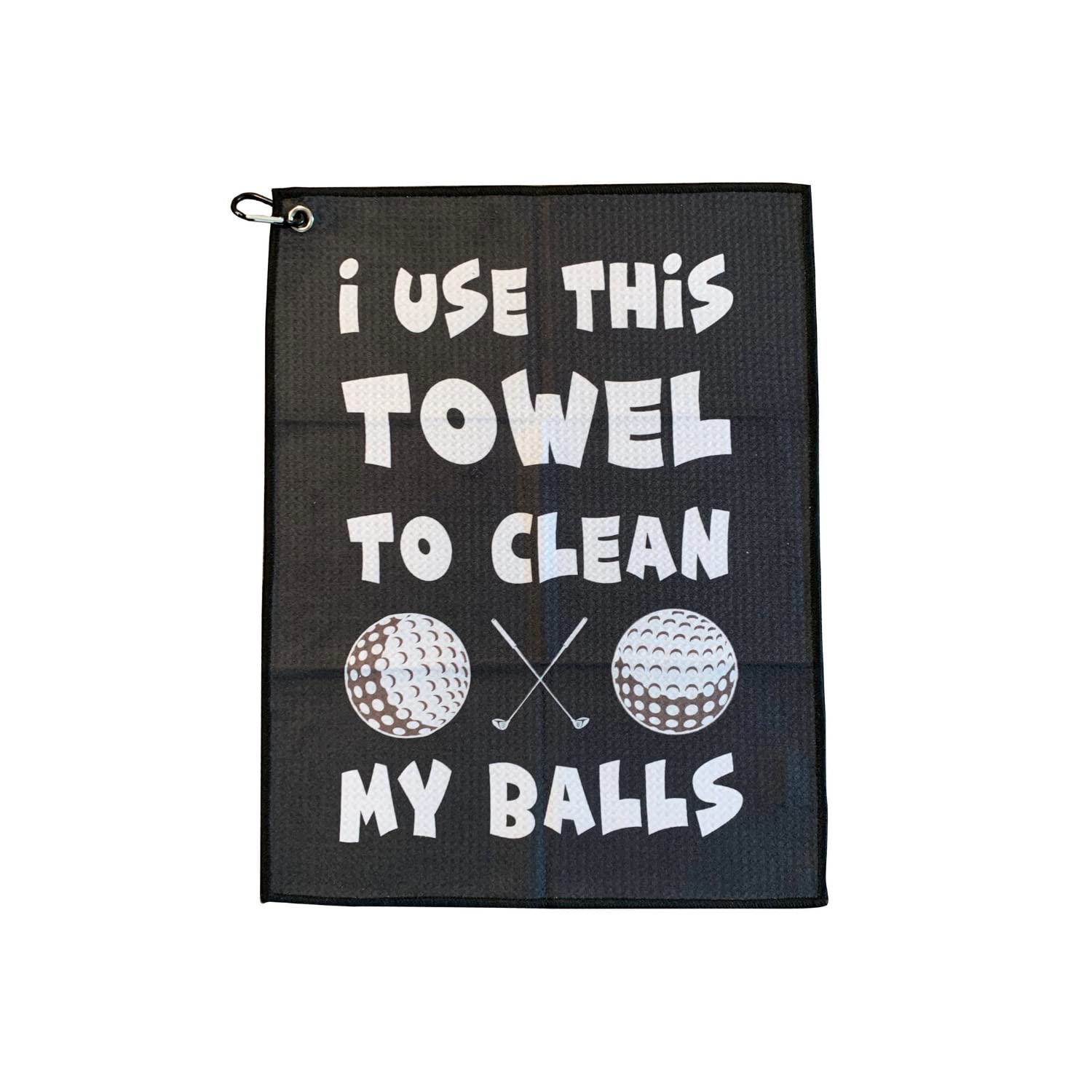 Shankitgolf Funny Golf Towel, Printed Golf Towels For Golf Bags With Clip,Golf Gift For Men Husband Boyfriend Dad, Birthday Gift