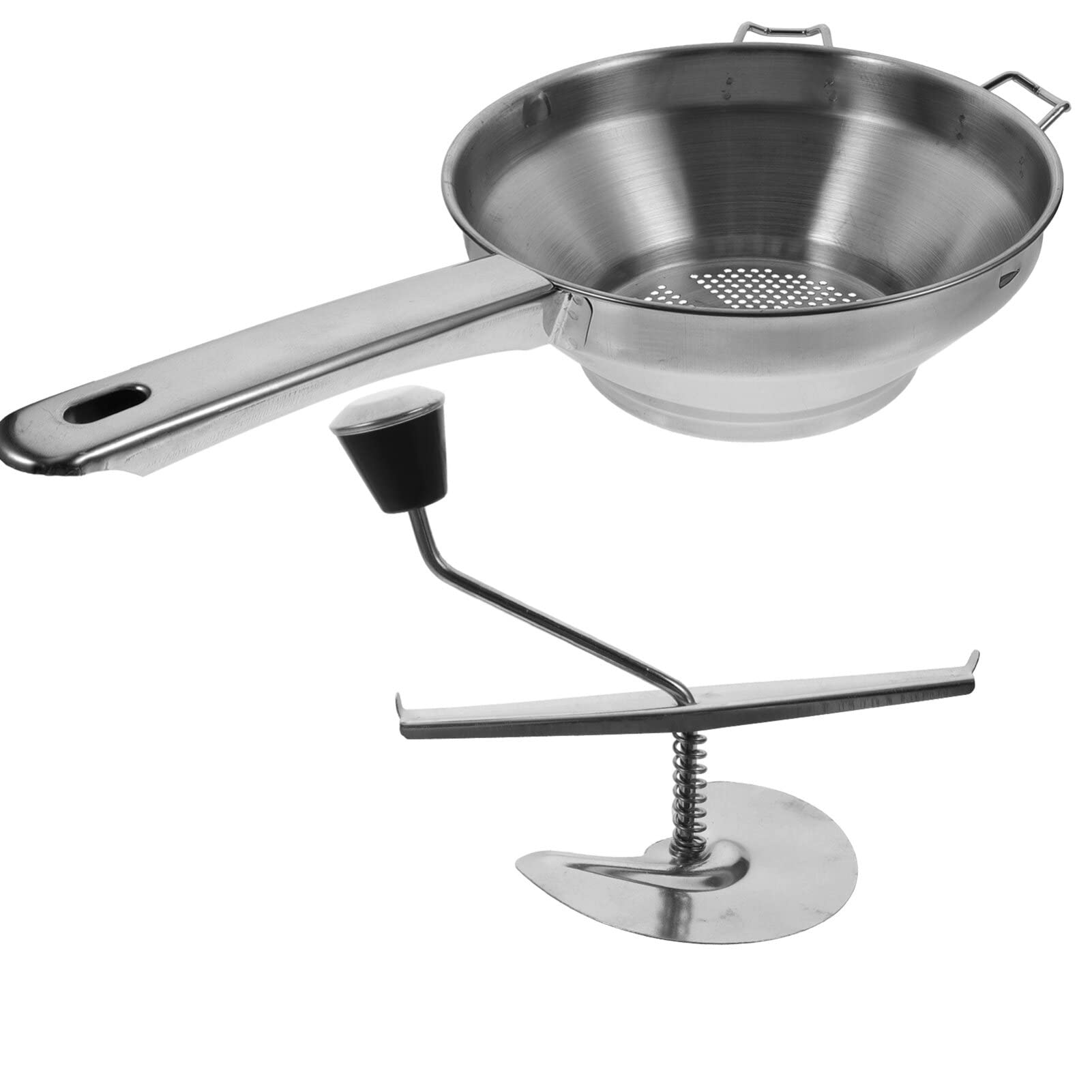 Aboofan Stainless Steel Food Mill Manual Rotary Fruit Vegetable Hand Crank Potato Ricer Masher Bowl For Mashed Potatoes Puree Ja