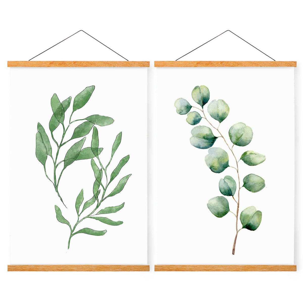 Witcolor Magnetic?Oster Hanger Frame, Teak Magnet Poster Frame 19X13 19X25 19X27 For Posters, Kids Paintings, Photos, Maps, Scro