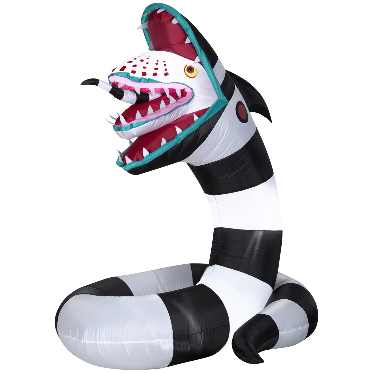 Gemmy 6 Foot Beetlejuice Sandworm Light Up Halloween Inflatable Lawn Decoration