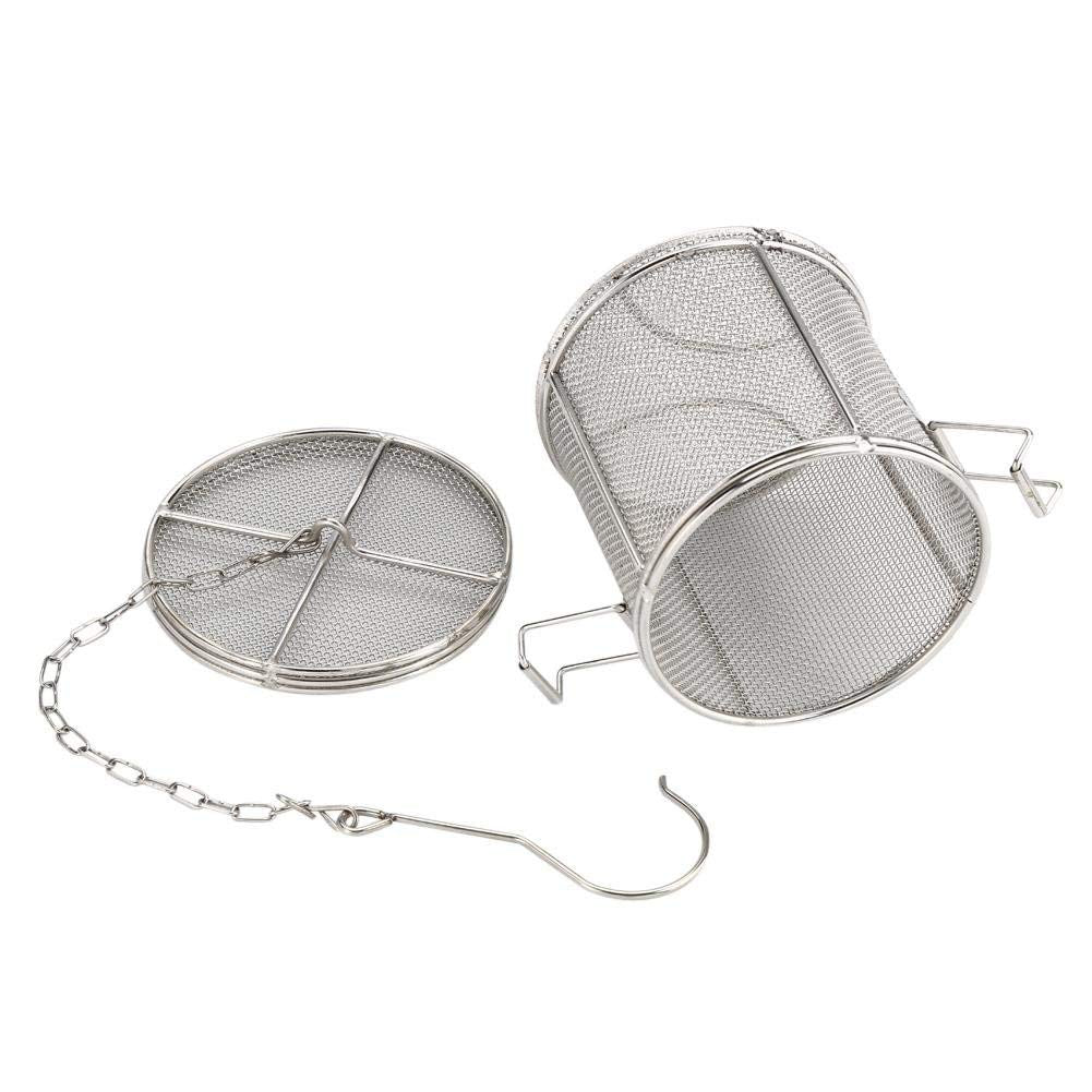 Tea Infuser, Stainless Steel Spice Seasoning Strainer Tea Strainer Soup Seasonings Separation Basket Spice Filter Kitchen Tools,