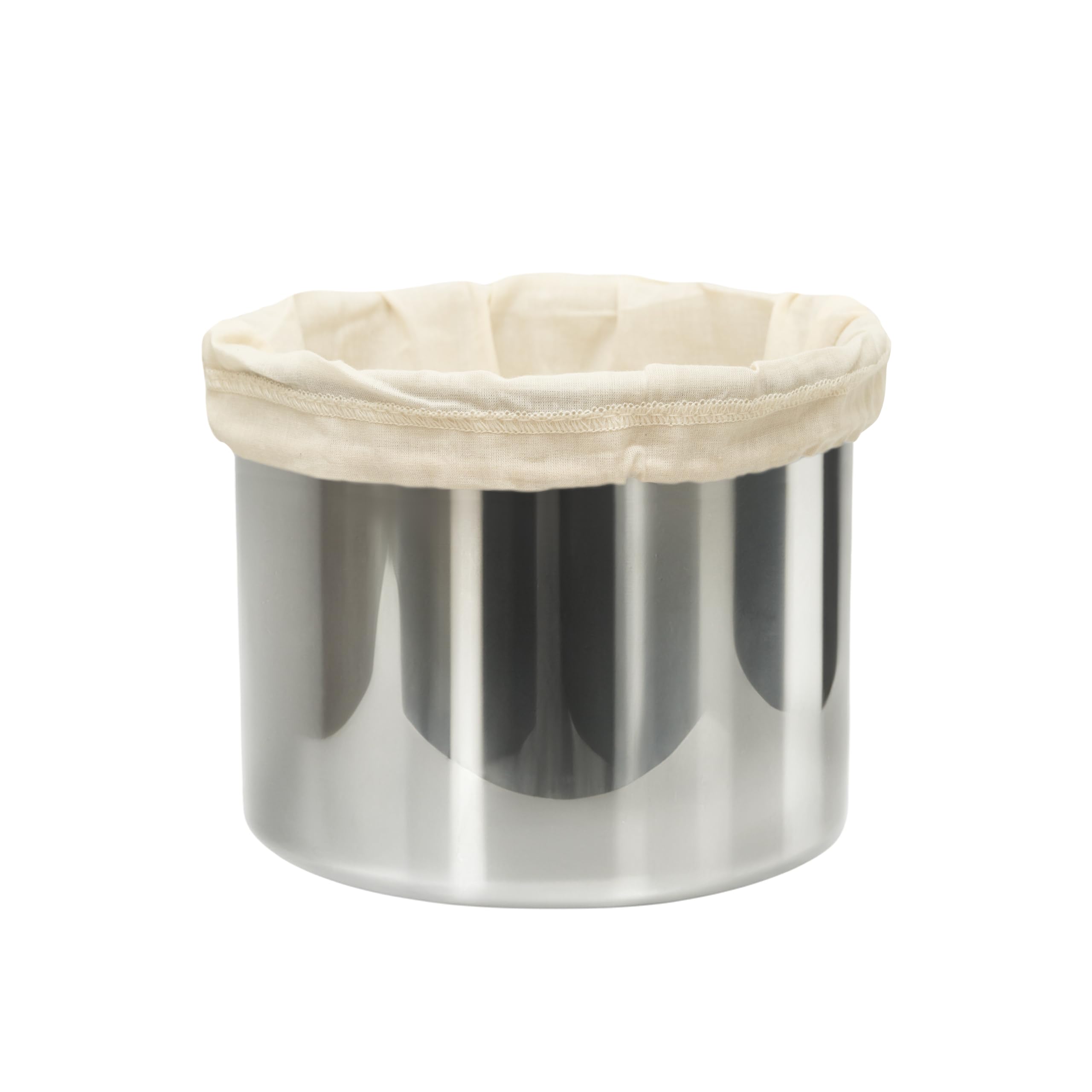 Reusable Jelly Strainer Bags - 100% Organic Cotton Juice Strainer Bags - Large  Reusable  Washable  and Biodegradable Kefir  Kava  Pulp & Yogurt Strainer Bags (3 Medium - 6''x8'')