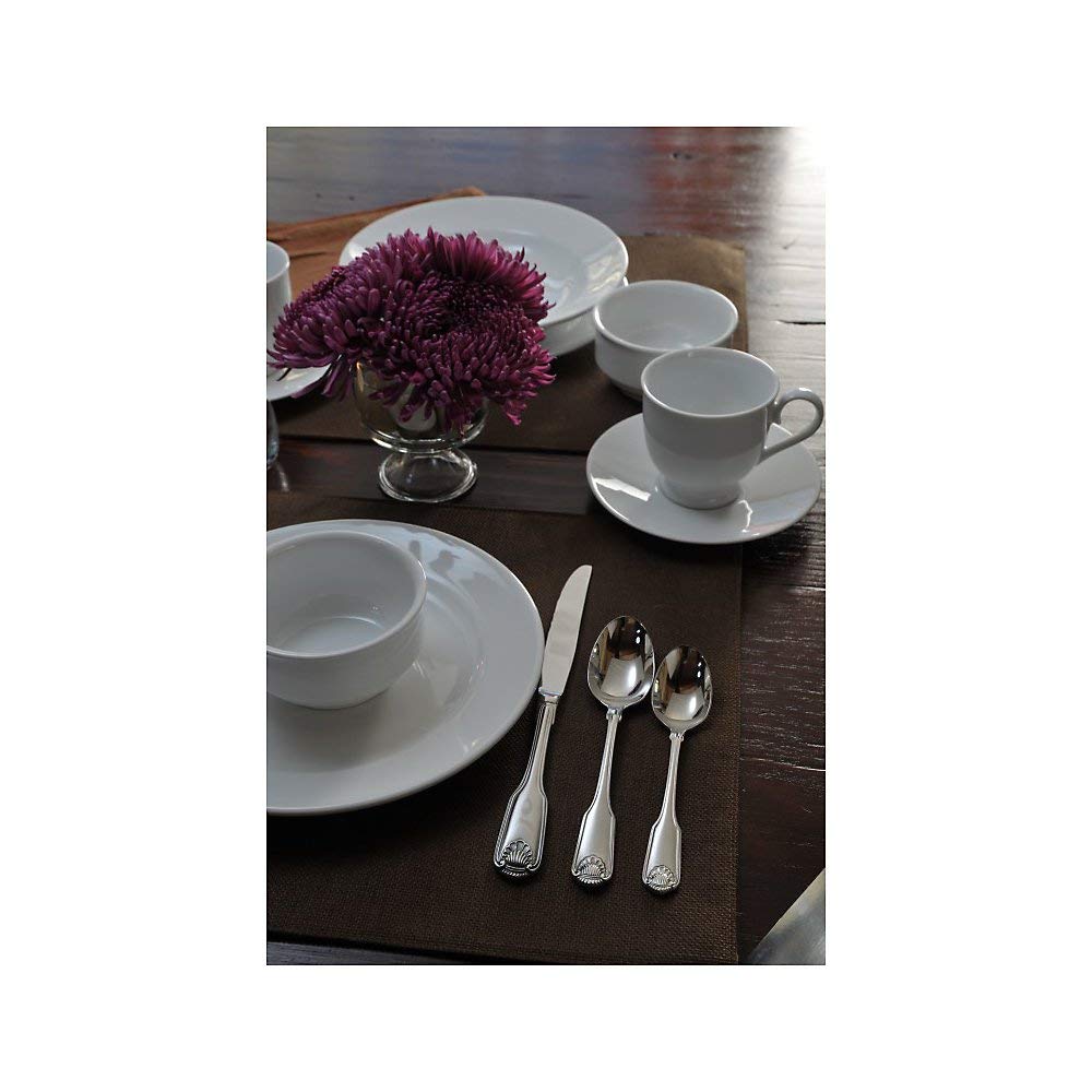 Oneida 2496Sblf Classic Shell S/S 5-7/8'' Bouillon Spoon - Dozen