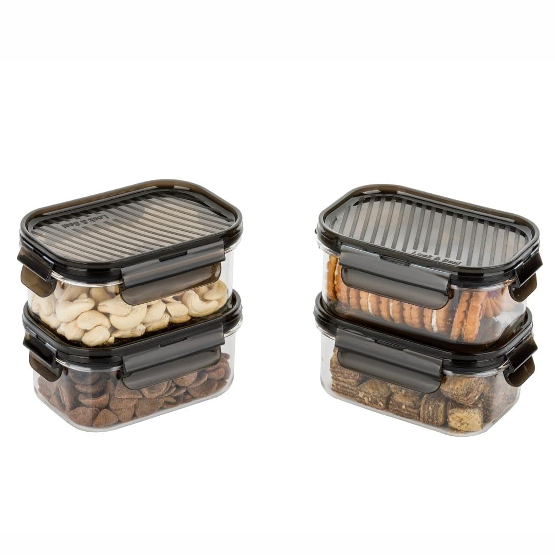 Kesi 450Ml Food Storage Container With Airtight Lid Storage Jar Container For Kitchen Counter, Pantry, Coffee, Cookie, Candy Org