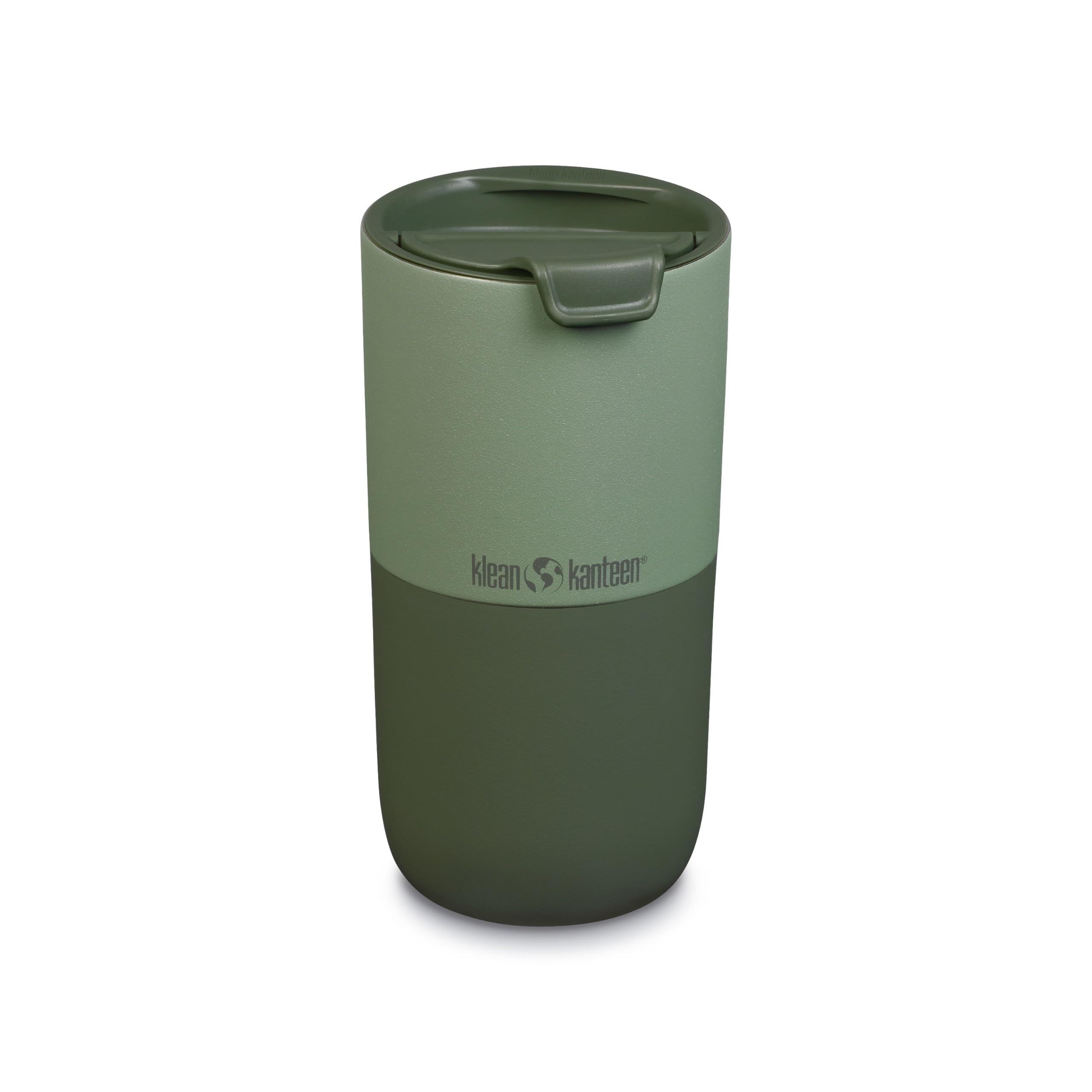 Klean Kanteen 16 oz Rise Tumbler - Insulated, Reusable Stainless Steel Tumbler - Dishwasher Safe & BPA Free - Sea Spray
