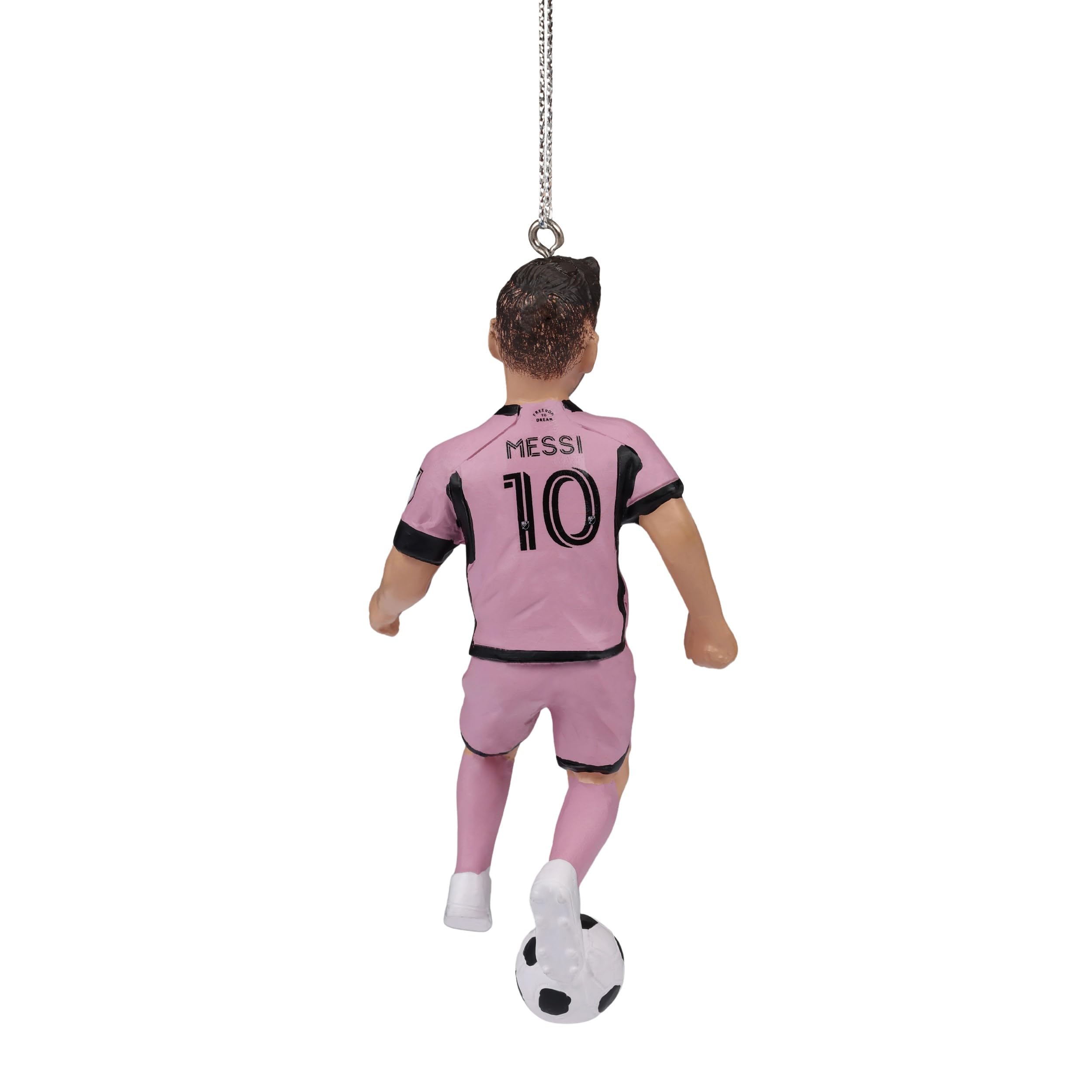 Foco - MLS Officially Licensed Inter Miami 4 Resin Holiday Christmas Tree Soccer Ornament - Lionel Messi