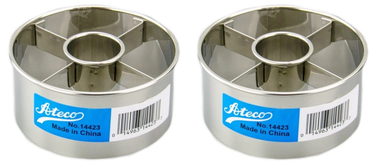 Ateco 3-1/2-Inch Stainless Steel Doughnut Cutter (Set Of 2)