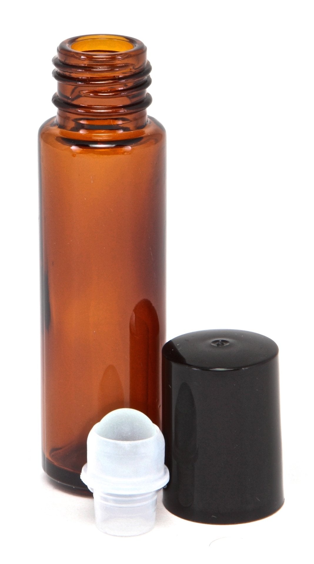 24, Amber, 10 Ml Glass Roll On Bottles With 3-3 Ml Dropper'S