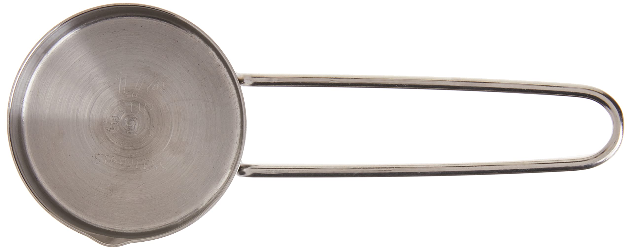 American Metalcraft, Inc. 1/4 Stainless Steel Measuring Cup, 1/4-Cup, Silver,Mcw14