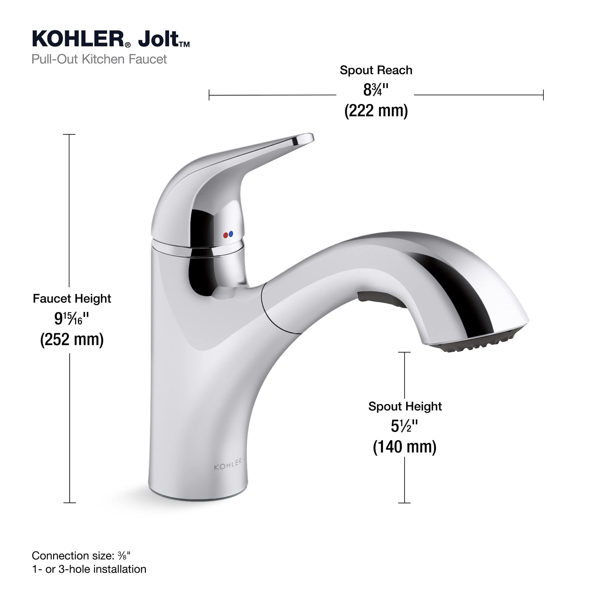 Jolt Pull Out Kitchen Faucet