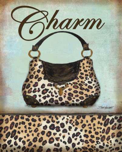 Set Of 2 Leopard Animal Print Shoe Heel Pump Purse Cute Trendy Fashion Accessories Cheetah Set Art Prints Posters 11X14 Inches