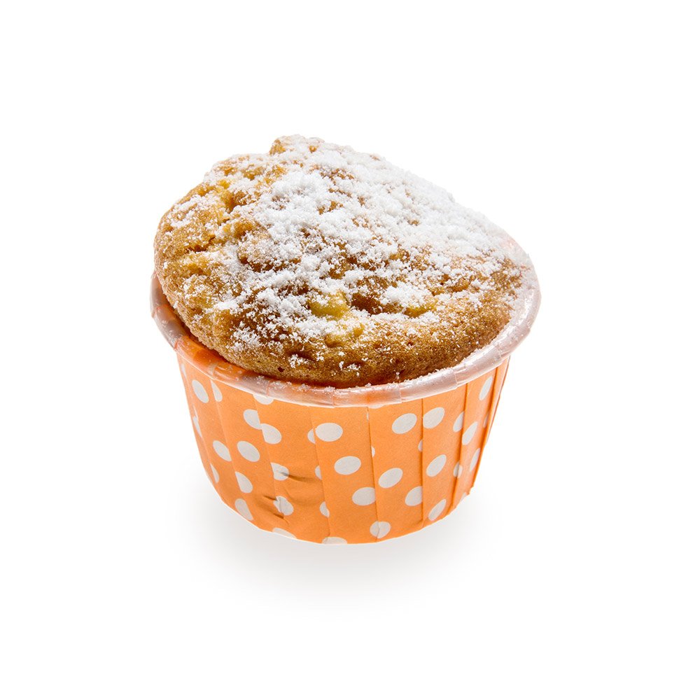 Restaurantware Panificio 1 Ounce Baking Cups 200 Pleated Cupcake Liners - Oven-Ready Freezable Orange Paper Muffin Cases Disposa