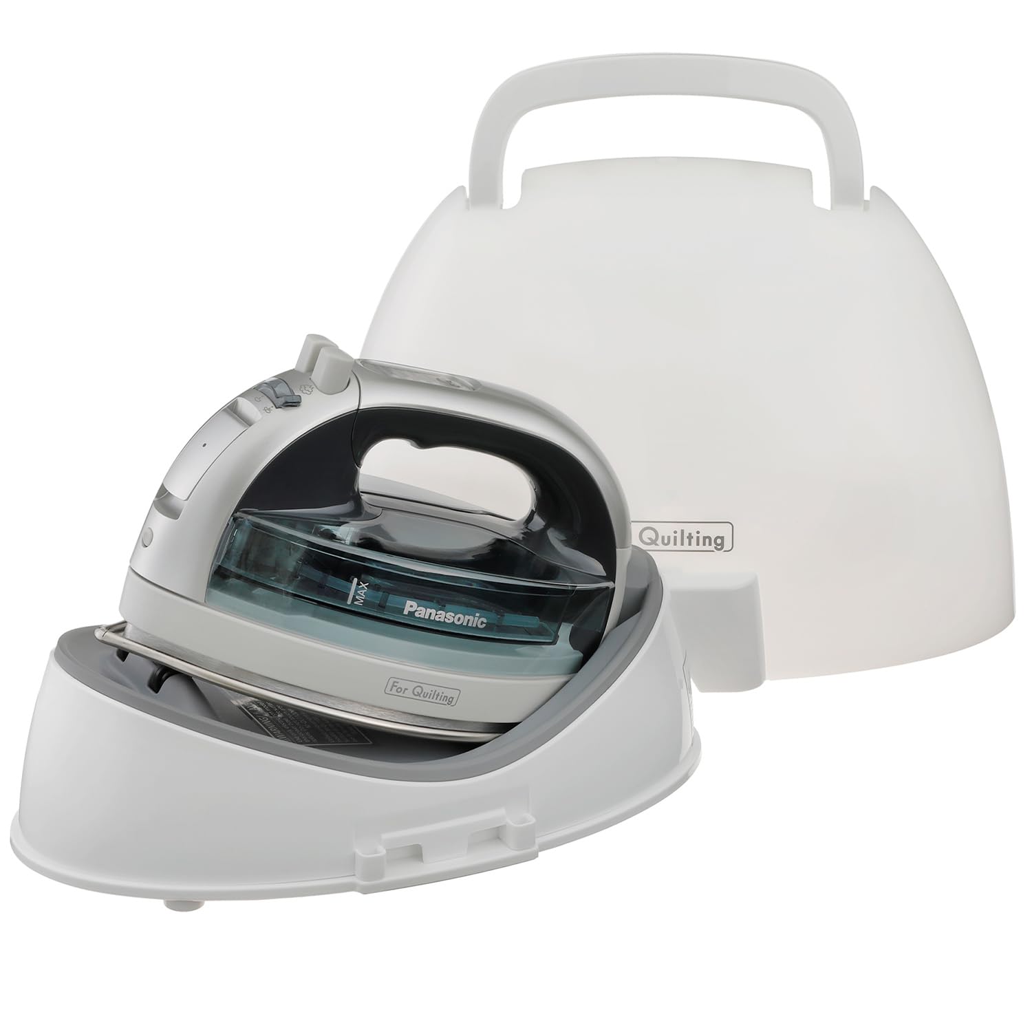 Panasonic Cordless Iron, Portable 360-Degree Freestyle Dry/Steam Iron with Precision Tips and Stainless Steel Soleplate, Anti-Ca