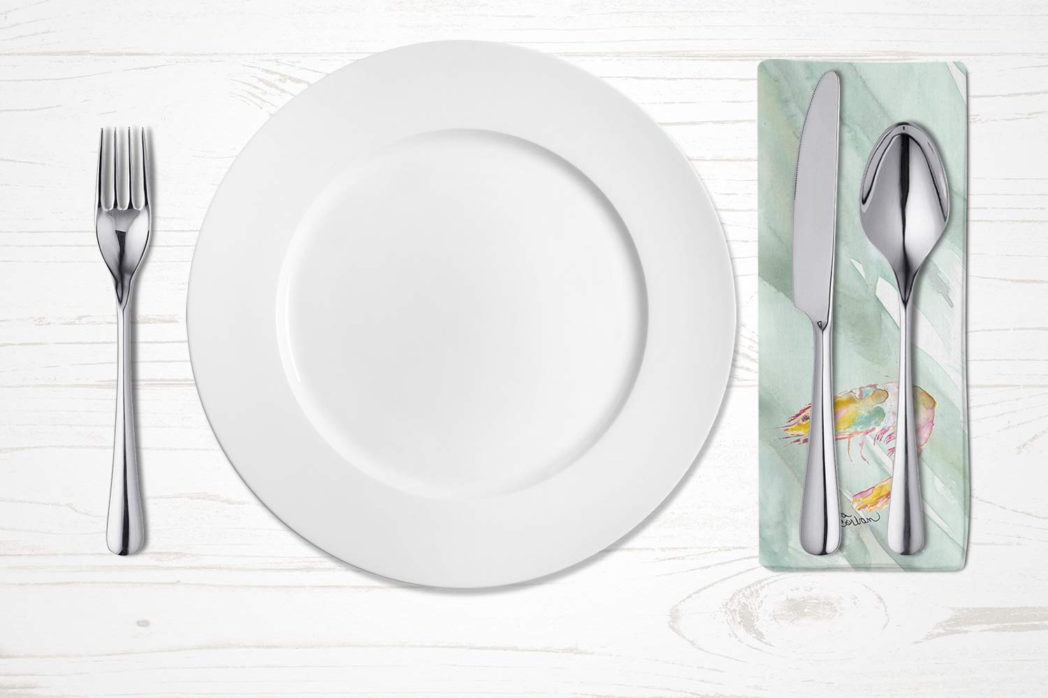 Shrimp #1 on Sage Green Napkin SC2065NAP