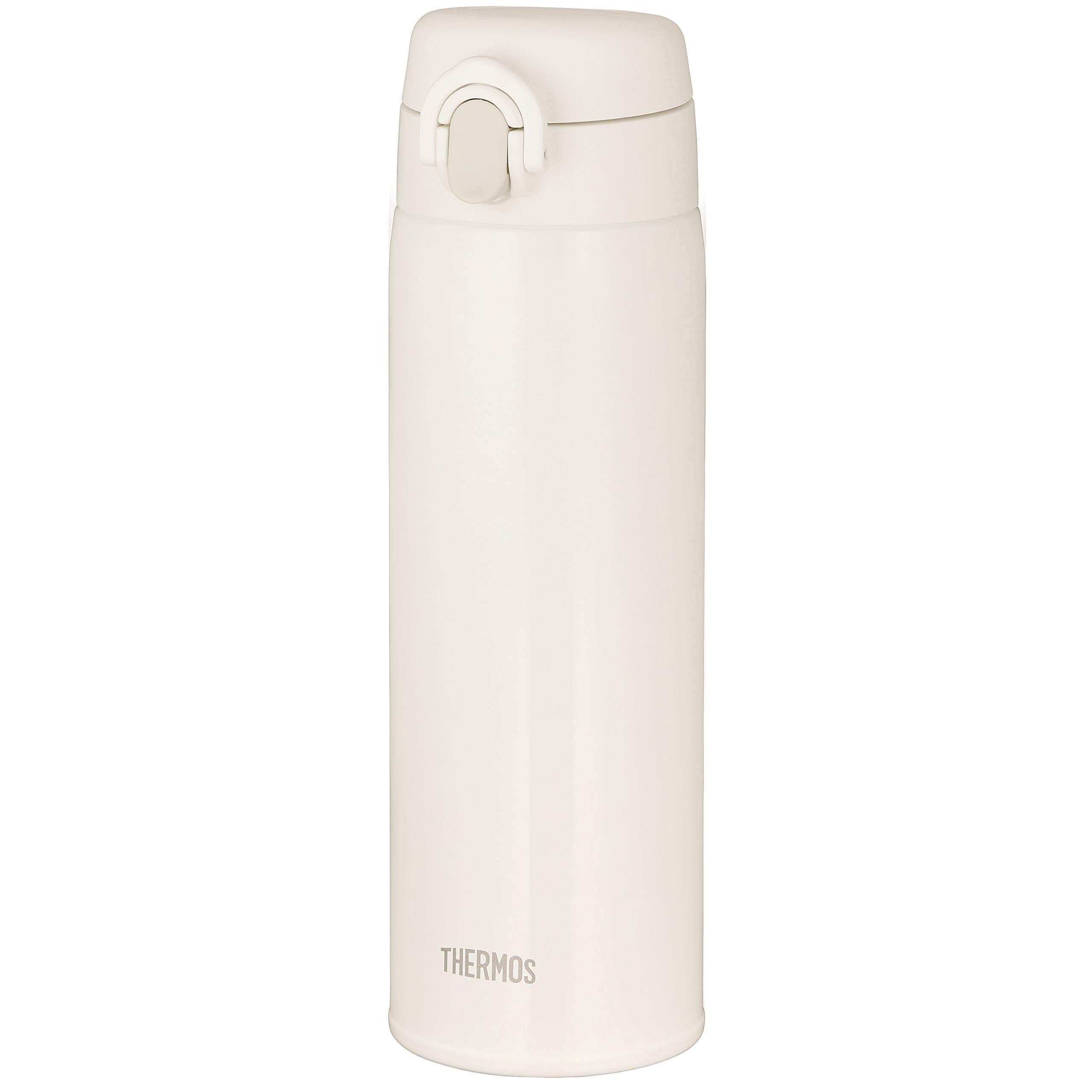 Thermos JOF500 AWH Water Bottle, Vacuum Insulated Portable Mug, 16.9 fl oz (500 ml), Alpine White, Easy to Clean and Easy to Cl