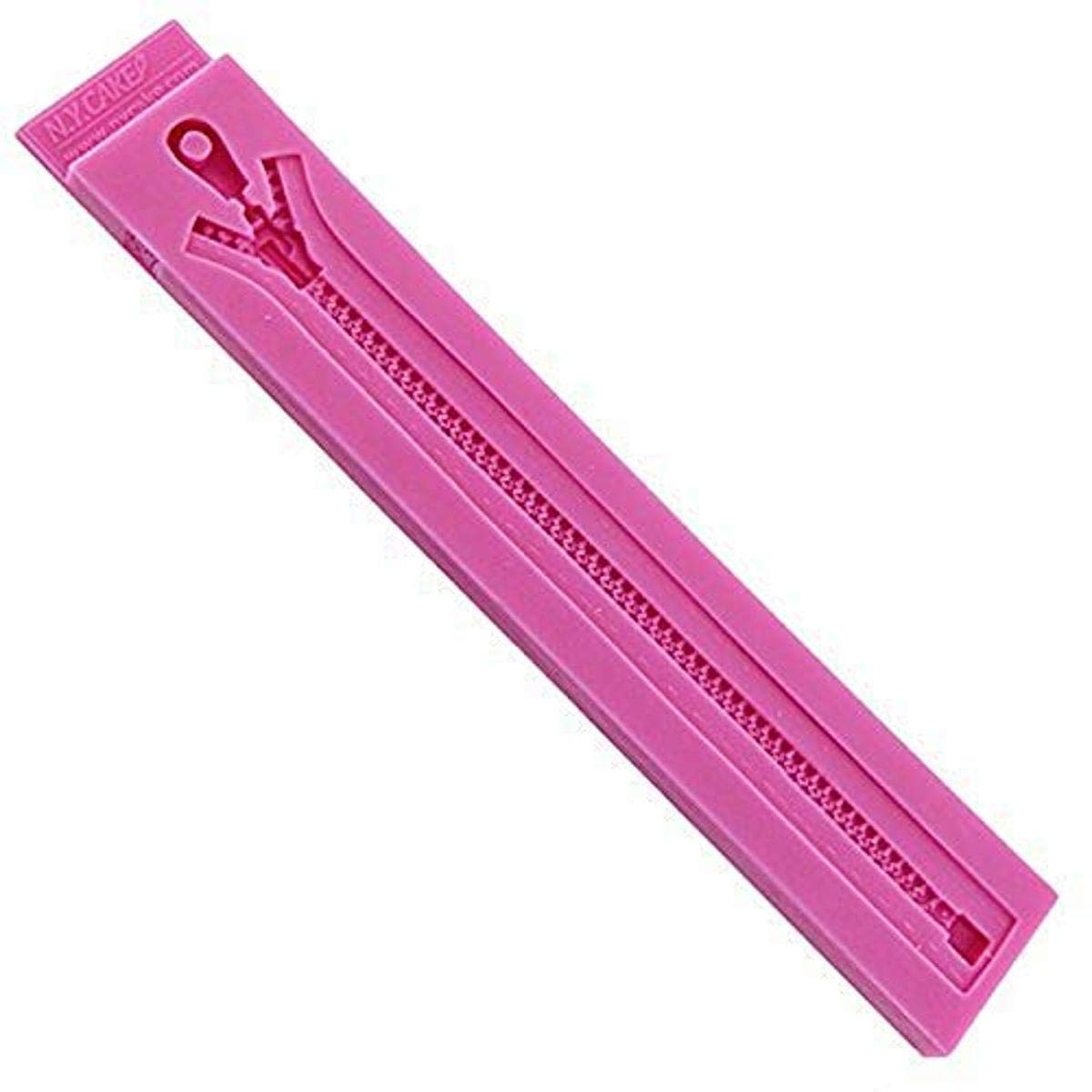 Ny Cake Craft Supplies, Zipper Mold, Pink