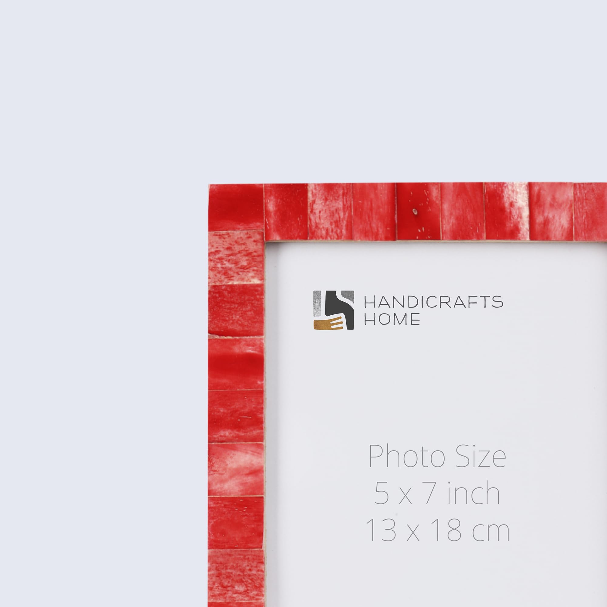 Handicrafts Home 5x7 Picture Frames Pack of 2 - Classic Collection Handcrafted Photo Frames, Perfect for Wall & Tabletop Display