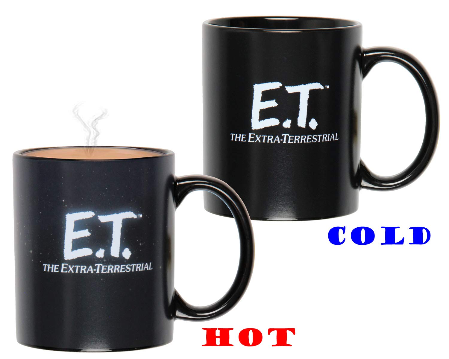 E.T The Extra-Terrestrial Moon Scene Heat Color Change Reactive Ceramic Coffee Mug