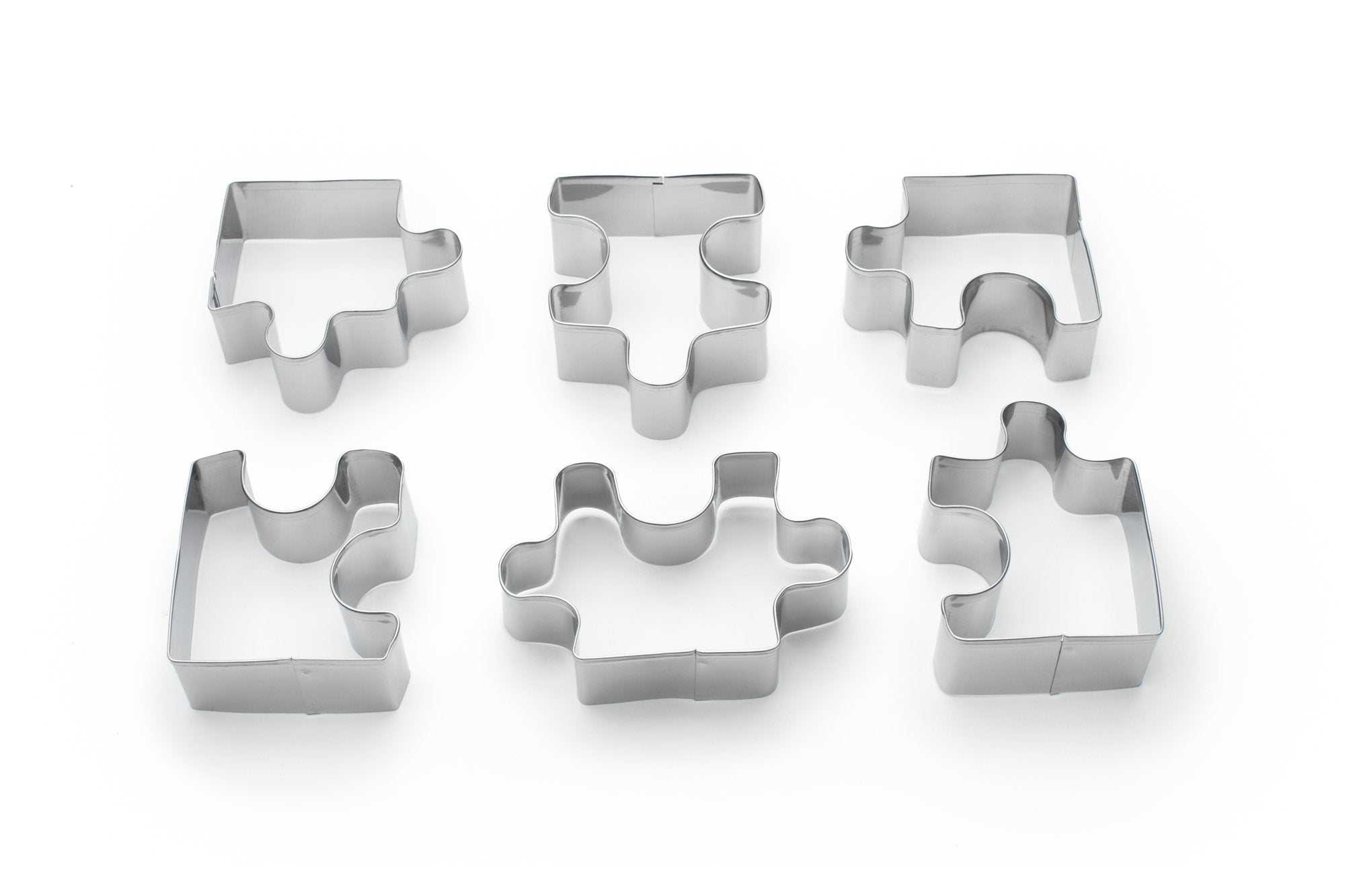 Fox Run Cookie Cutter Set, Puzzle Pieces Cookie Cutter Set