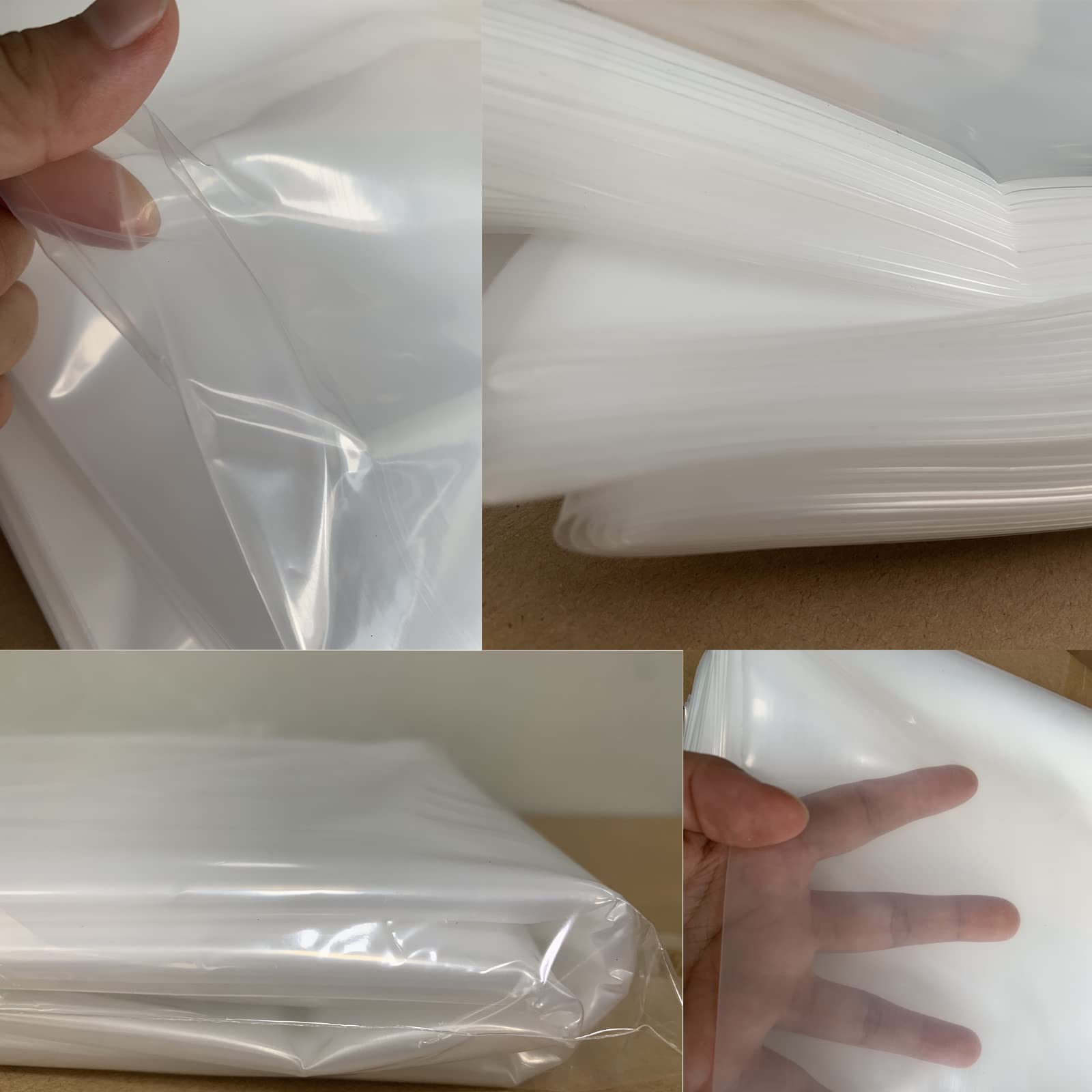 4 Pcs Rug Storage Bag,Fits Rug Up To 9'X12',4.5 Mil Heavy Duty Carpet Storage Bag Reusable Bag,With 10 Pcs Ties,Ideal For Carpet