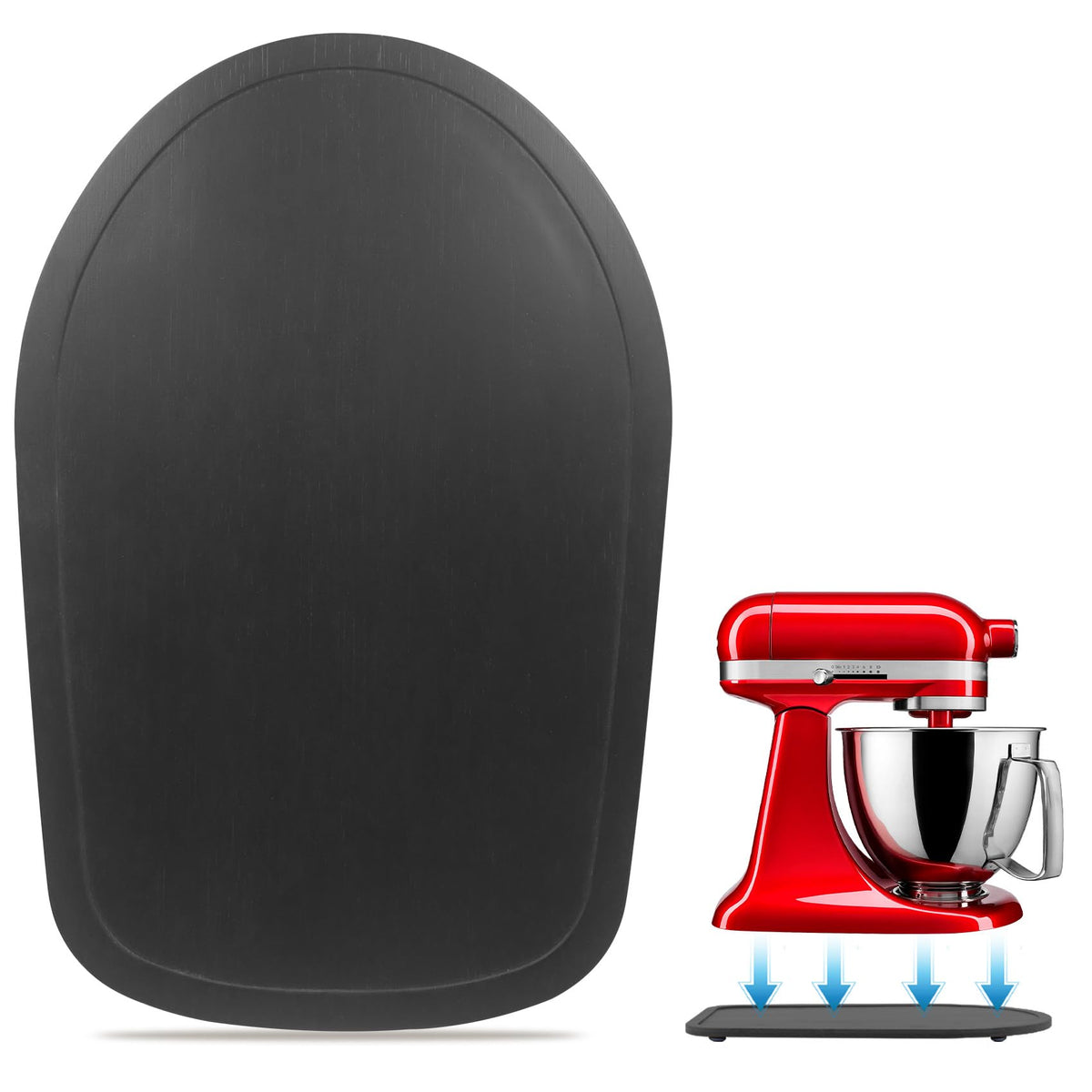 Mixer Slider Compatible With Kitchen Aid Bowl Lift 4 .5-5 Qt Stand Mixer Pine Wood - Kitchen Countertop Storage Mover Sliding Ca