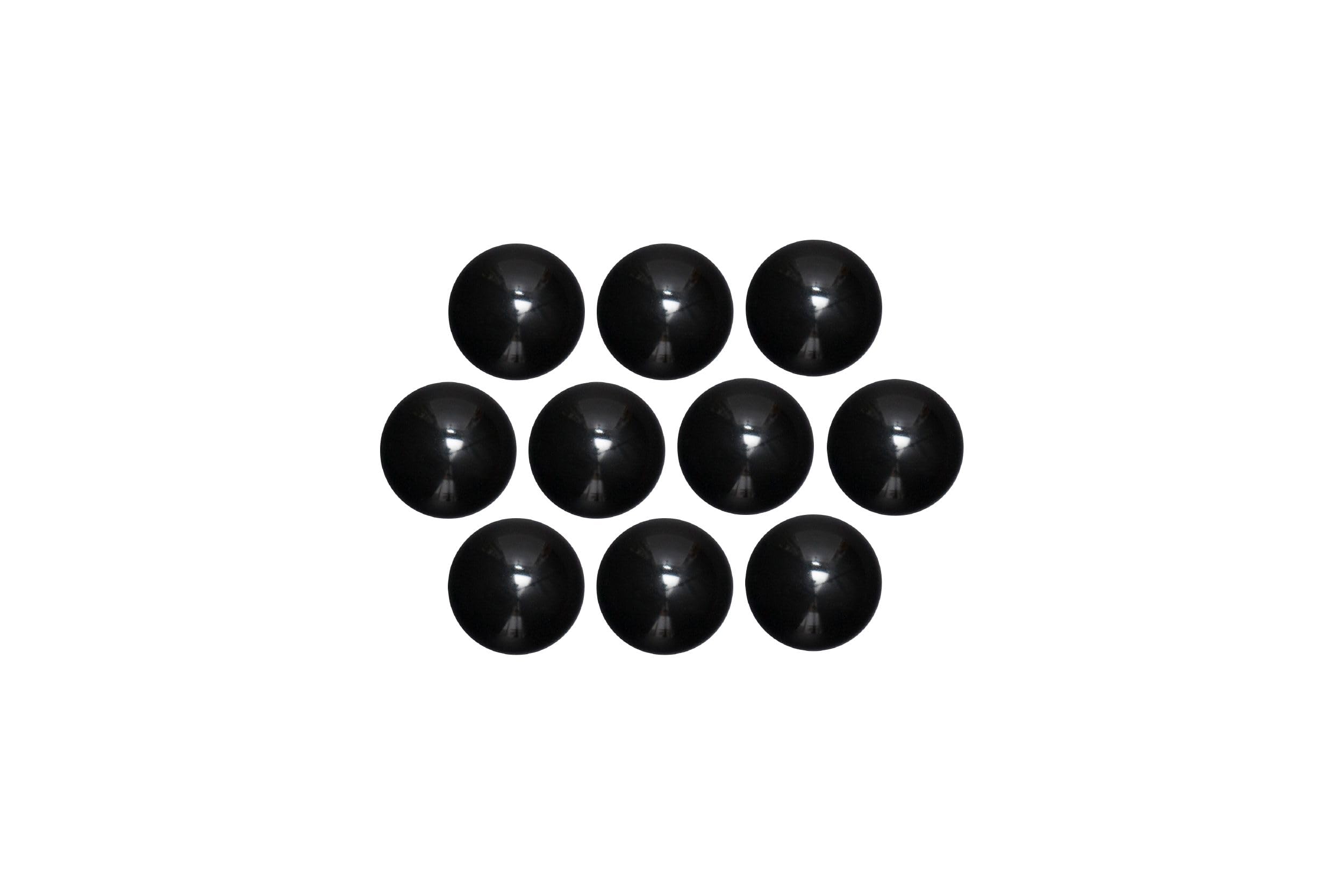Dome Magnet, 30mm, Black, Pack of 10