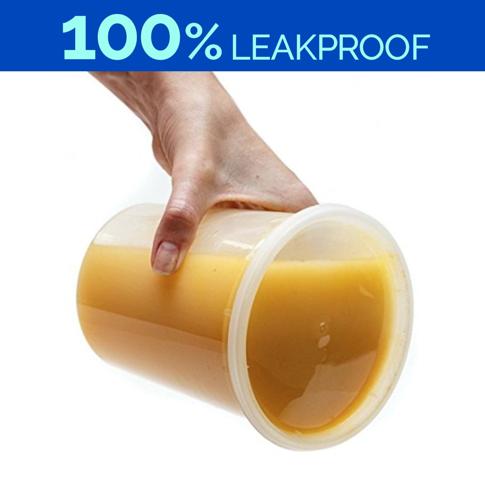 Healthy Packers Food Storage Containers With Airtight Lids - Clear Plastic Food Storage Jars - Bpa Free| Leakproof - Microwaveab