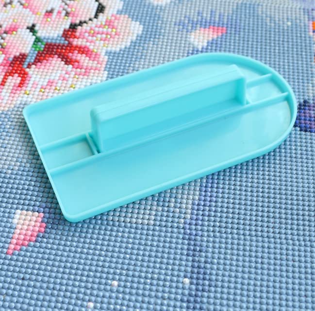 Cake Decoration Icing Smoother Paddle Fondant Polisher Finisher Sugarcraft Cups (Blue)