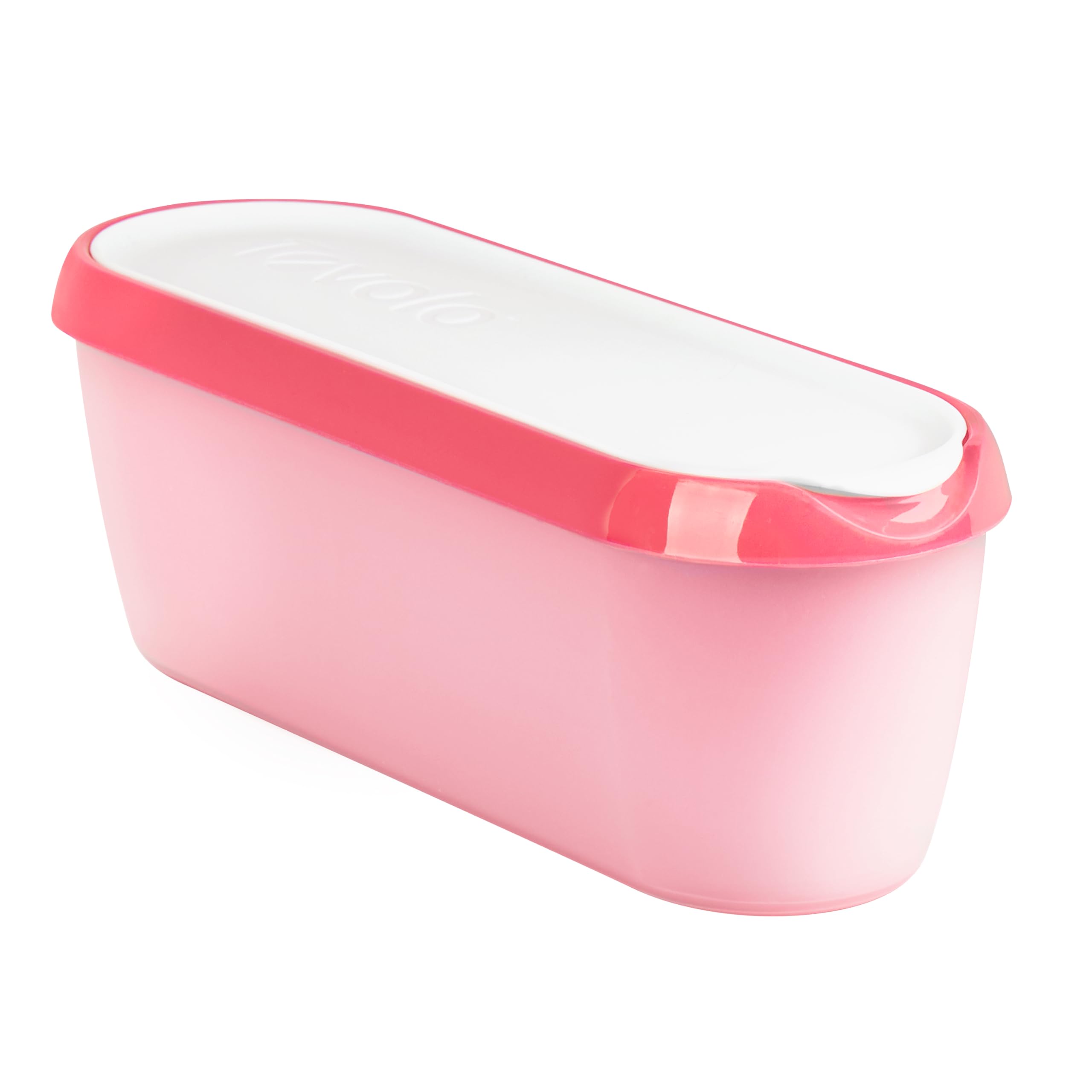 Tovolo Ice Cream Containers for Homemade Ice Cream Flamingo Pink, Glide A Scoop Ice Cream Tub for Reusable Ice Cream, 1.5 Quart 