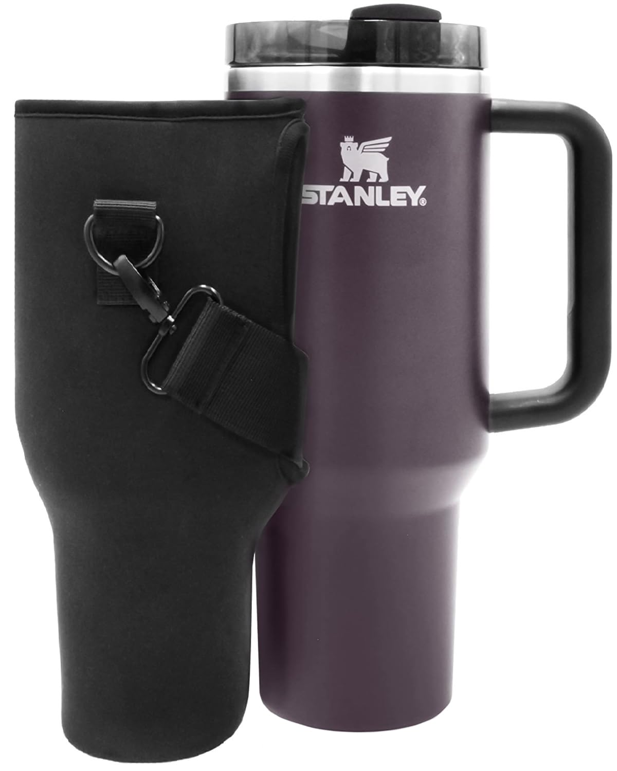 Fitted Sling Bag For Stanley 40 Oz Tumbler With Handle, Protective Sleeve Replacement Cover With Shoulder Strap, 40Oz Adventure