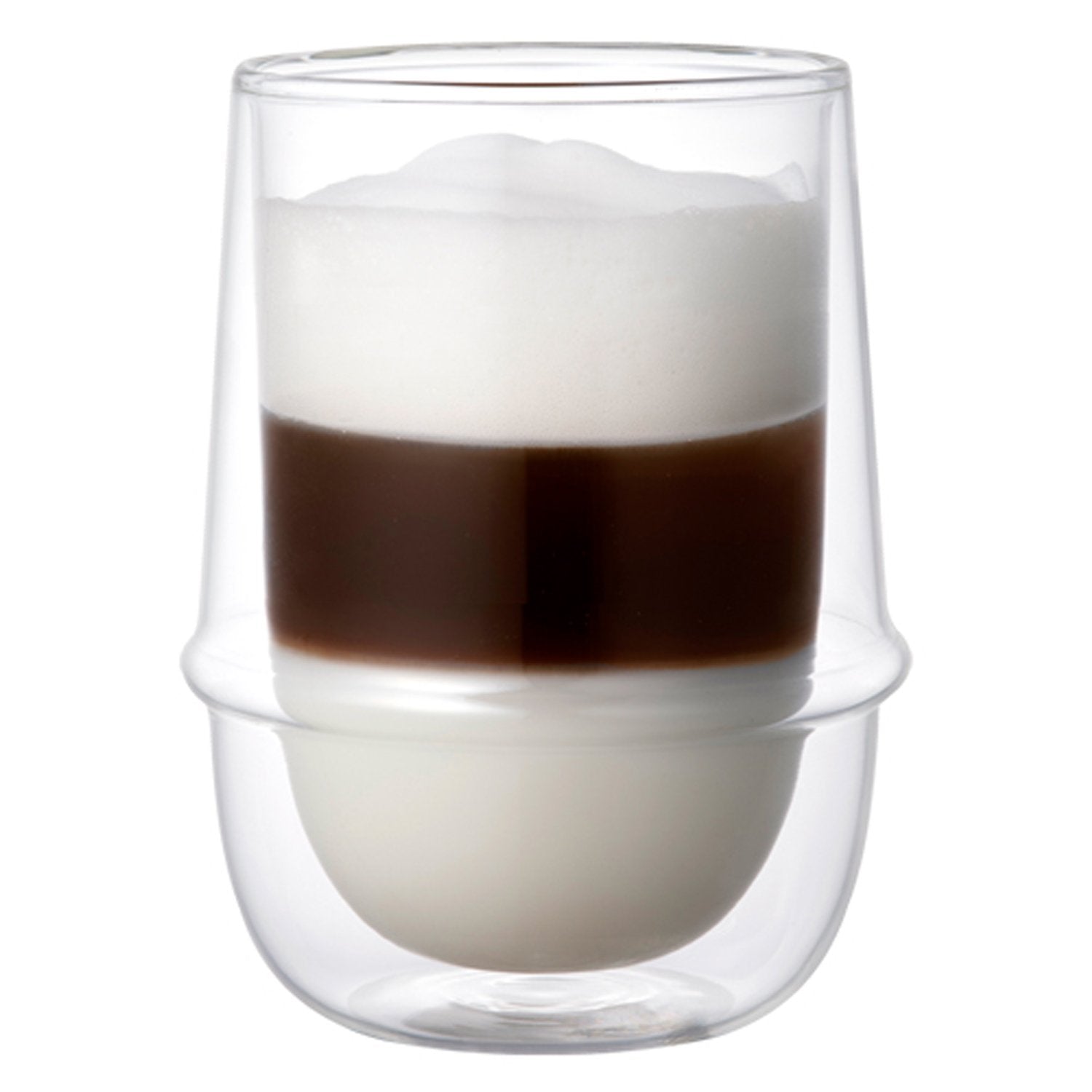 KINTO 23106 Double Wall Iced Tea Glass  11.8 fl oz (350 ml)  Heat-Resistant Glass  Microwave and Dishwasher Safe