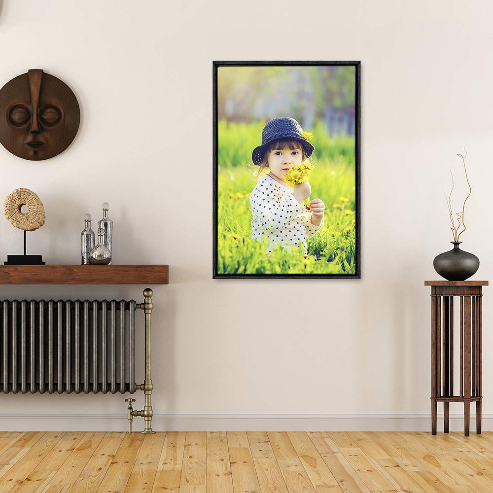 Wall26 Framed Custom Canvas Wall Art For Living Room, Bedroom Canvas Prints For Home Decoration Ready To Hang - 24''X36'', Black