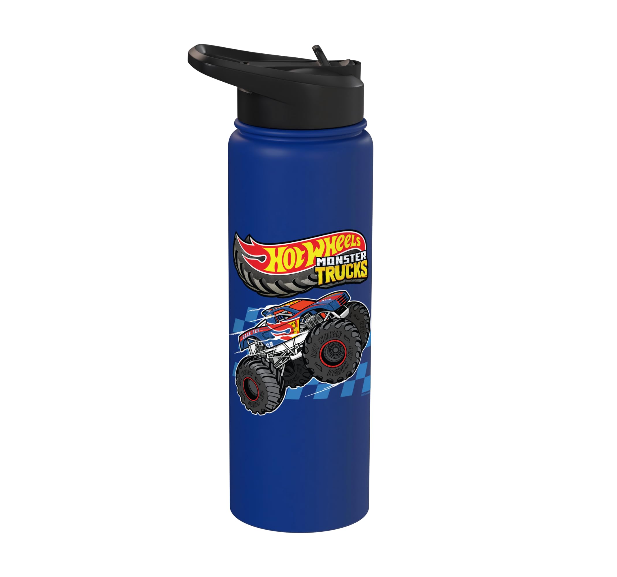Hot Wheels Monster Trucks Race Ace Power Stainless Steel Insulated Water Bottle
