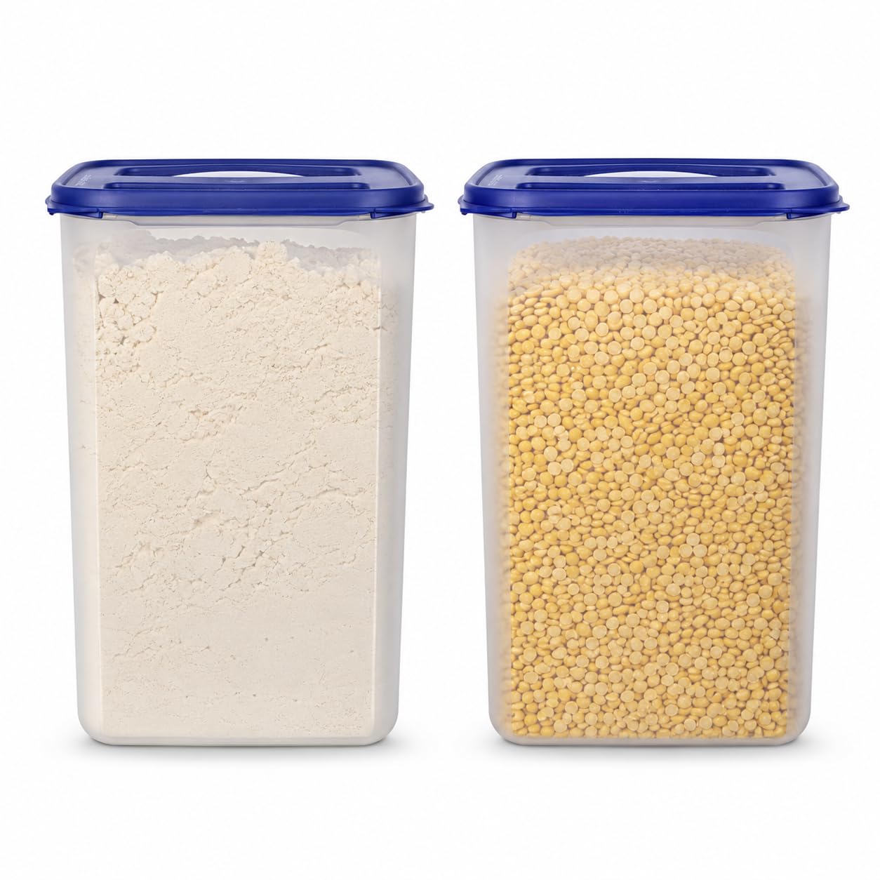 Cutting Edge 7.5L Modular Storage Container Blue Plain Lid (Set Of 2)