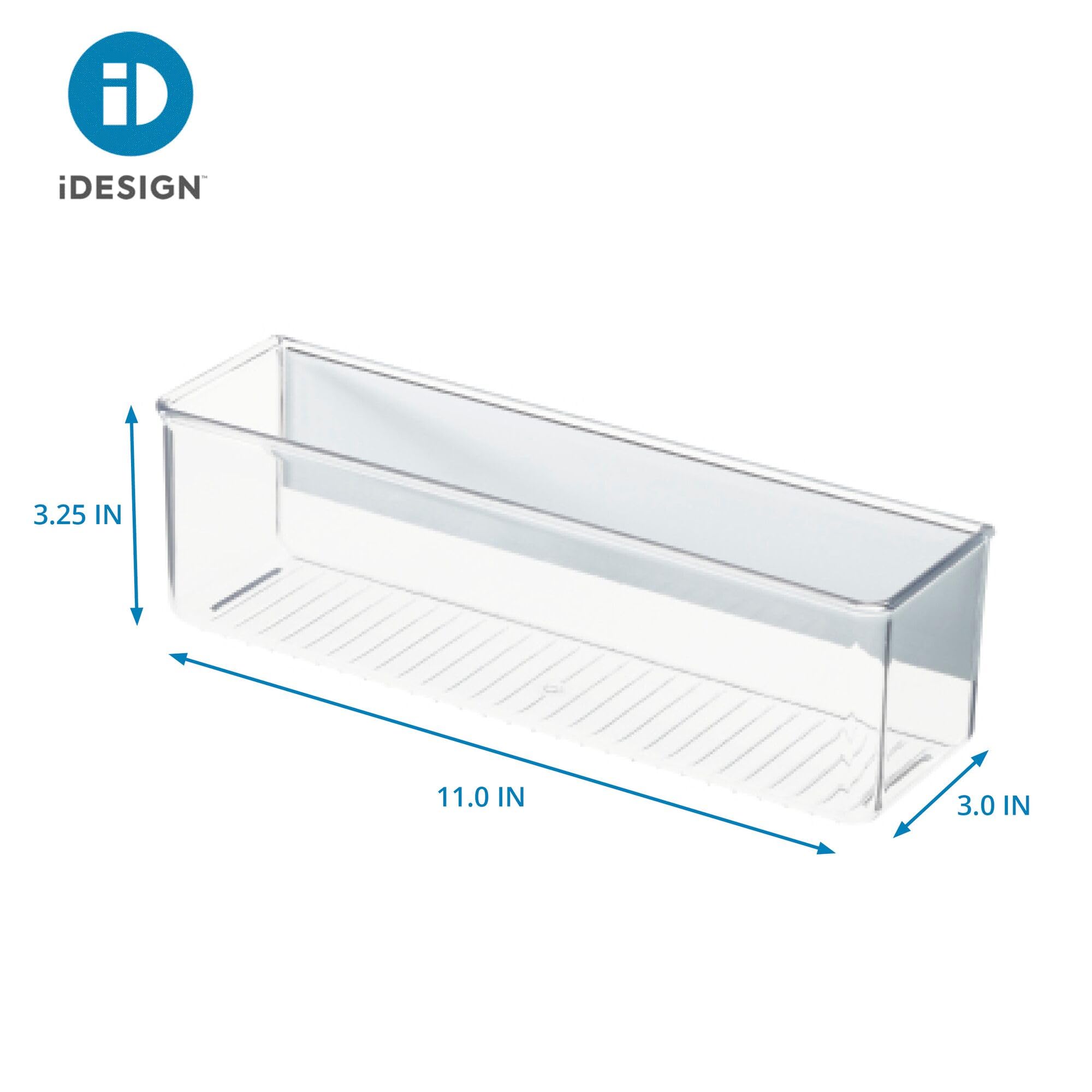 Idesign Magnetic Medium Bin, Clear