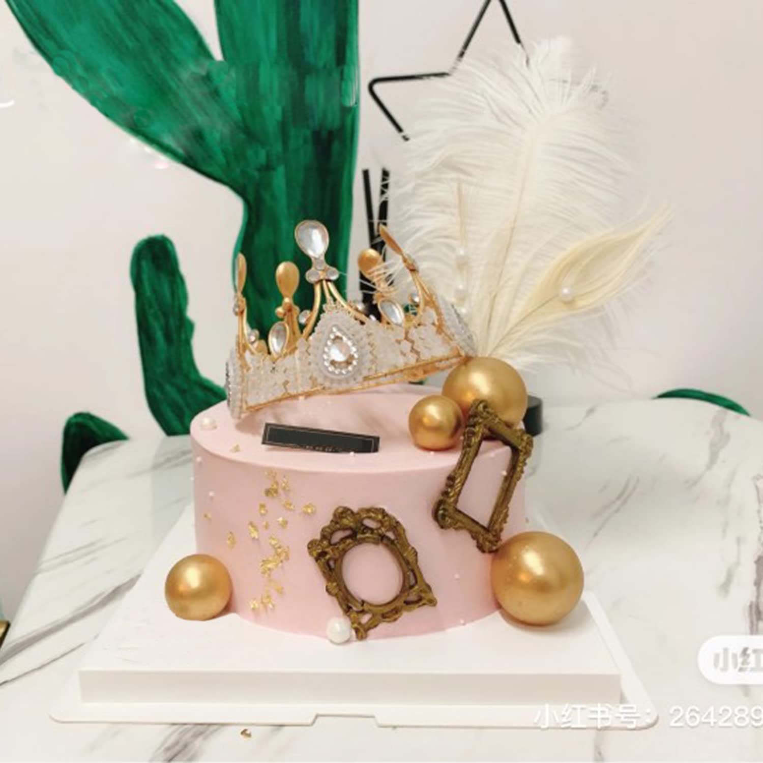 Mujiang Picture Frames Silicone Mold Photo Frame Fondant Mold Baroque Style Curlicues Scroll Lace Frame Molds For Cake Decoratin