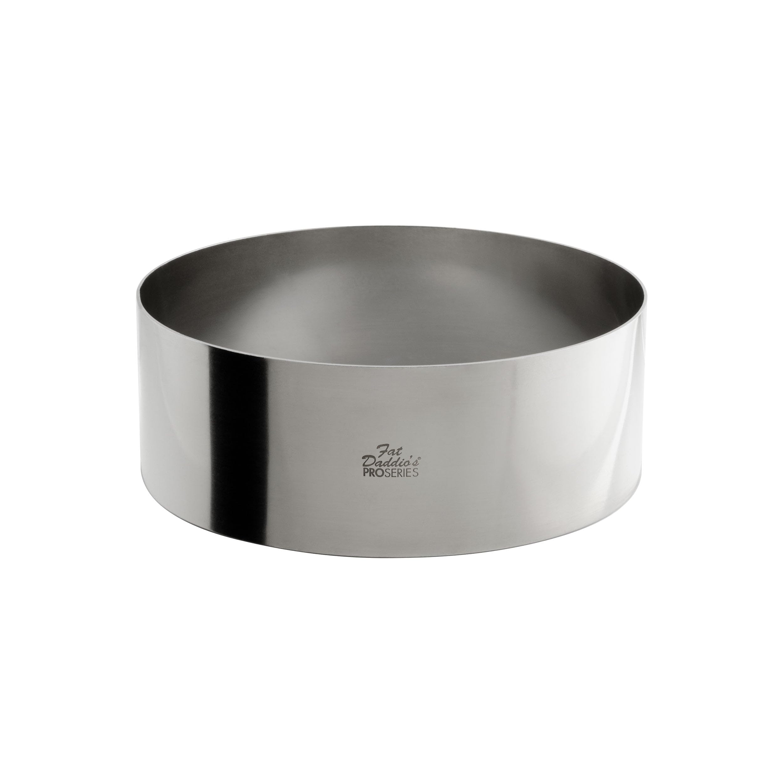 Fat Daddio'S Stainless Steel Round Cake & Pastry Ring, 8 X 3 Inch