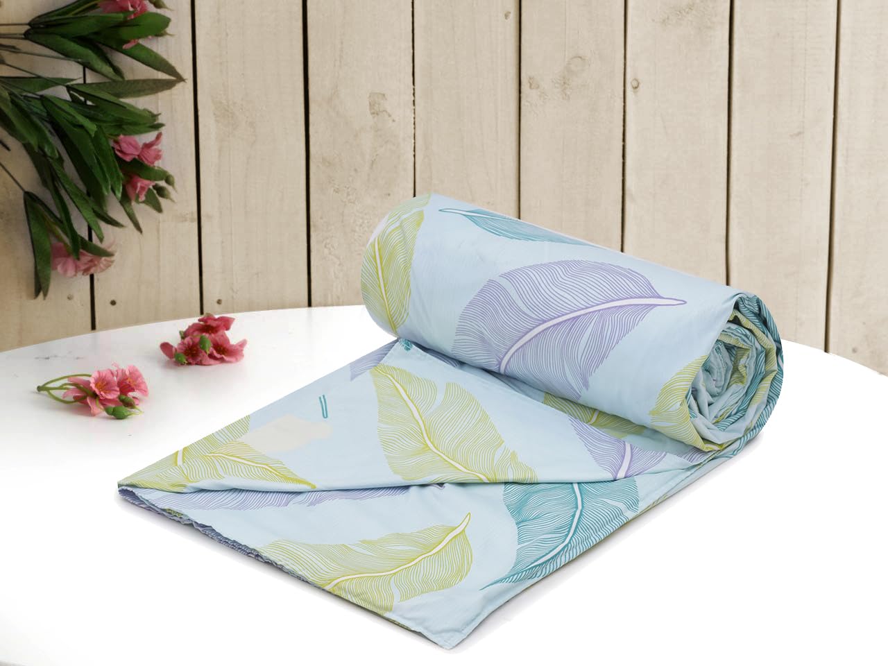 Amazon Brand  Umi Super Soft Brushed Microfiber Cotton Single Quilt/Duvet/Razai Cover | 60X90 Inches | 144 Tc Printed Comforter