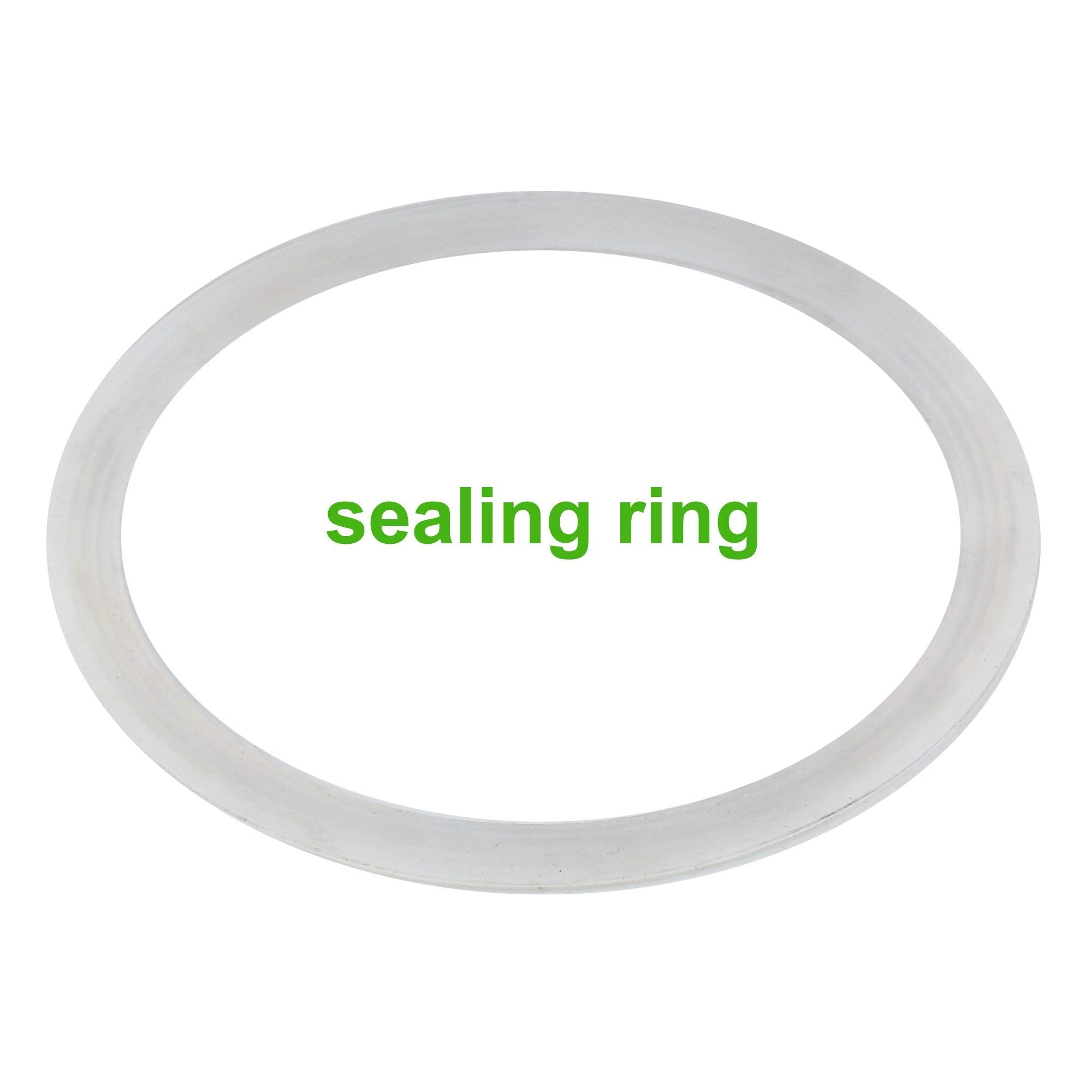 Cooks Standard Stainless Steel Food Jar Storage Canister Set Large 4-Piece, 1.6Qt/2.5Qt/3.5Qt /5Qt Airtight Containers With Glas