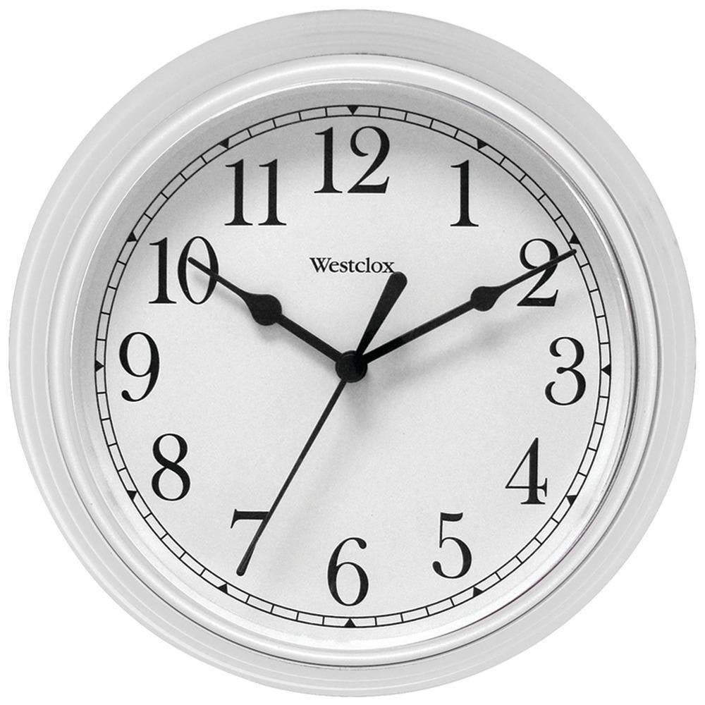 Salton NYL46994A 9 Decorative Wall Clock (White), 1